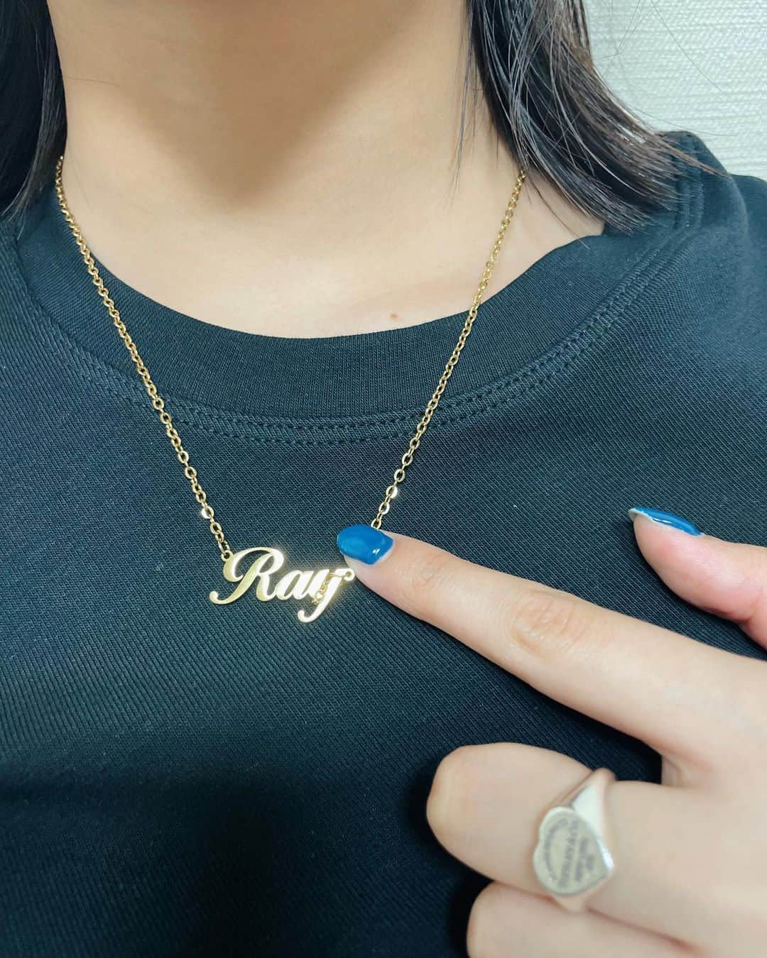 白河れいさんのインスタグラム写真 - (白河れいInstagram)「親友がくれた"Ray"ネックレスがお気に入りです🦋」5月24日 20時32分 - rayshirakawa