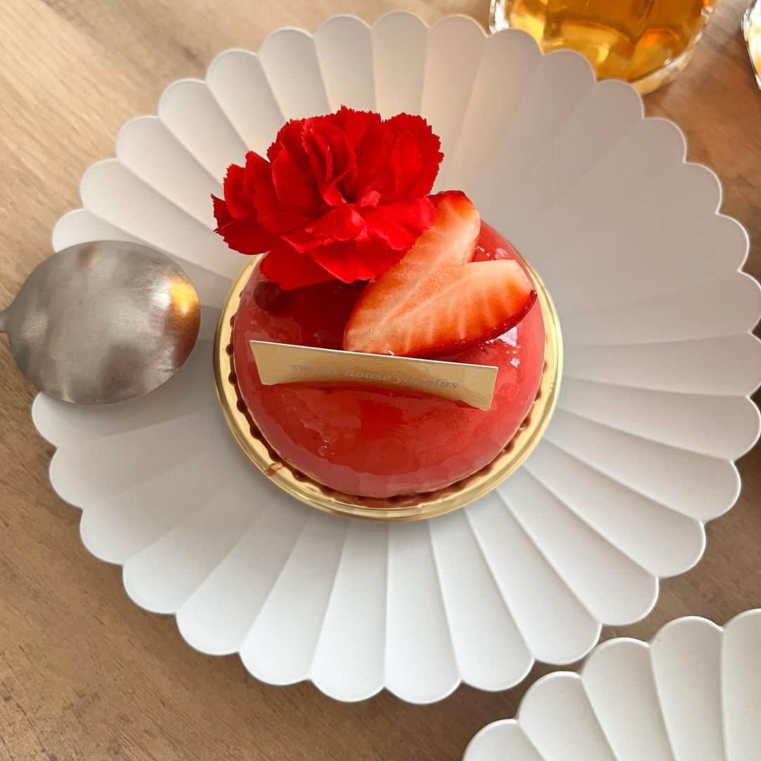 前田友香のインスタグラム：「ケーキ選ぶ時は真剣  あれもこれも 食べたくて 優柔不断で 決められない笑  #おうちカフェ #ケーキ #甘党  #甘党女子  #甘党さんと繋がりたい」