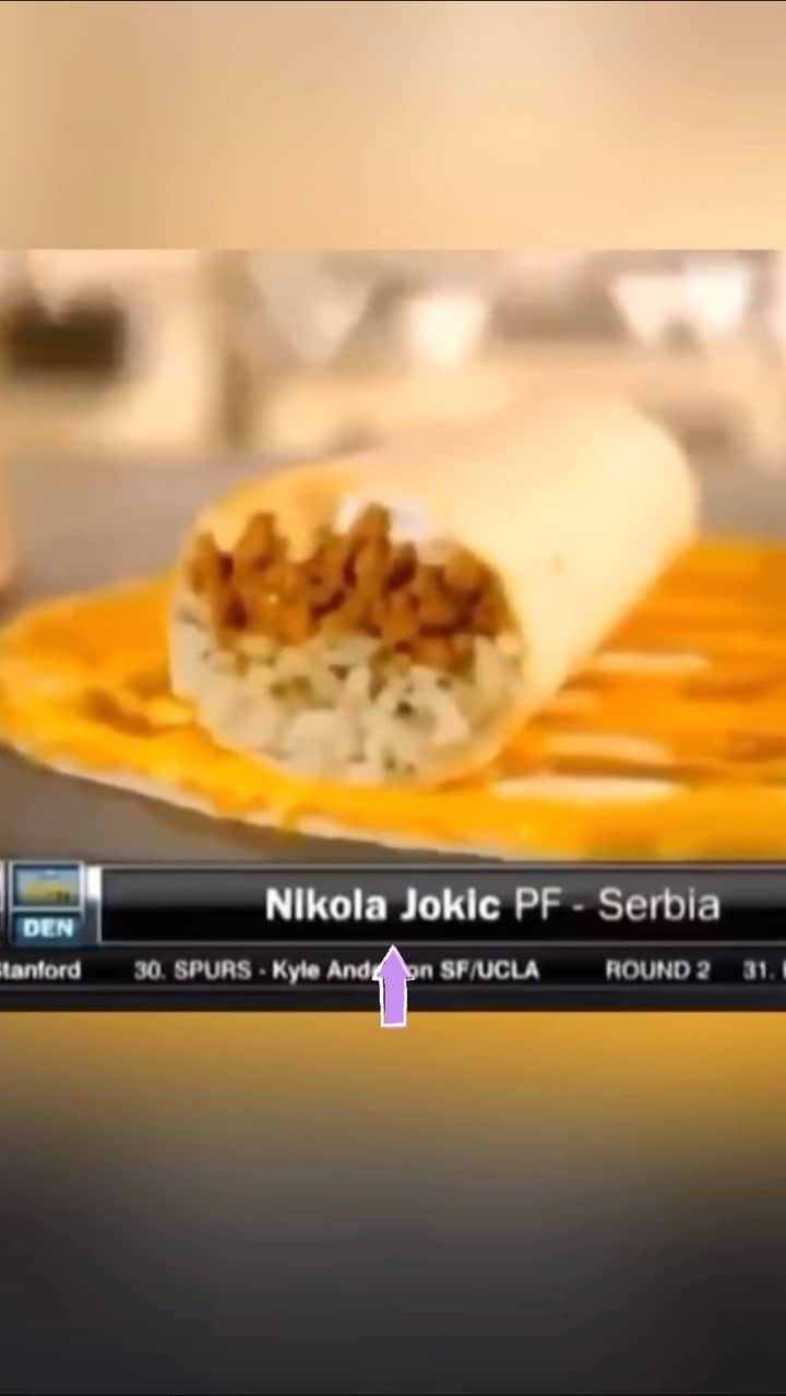 キャピタル・シティーズのインスタグラム：「Hate him or love him? . #nikolajokic #jokic #denver #nuggets #losangeles #lakers #la #lalakers #capitalcities #tacobell #quesarito #loveaway #commercial #commercials #advertising #advertisement #nba #basketball」