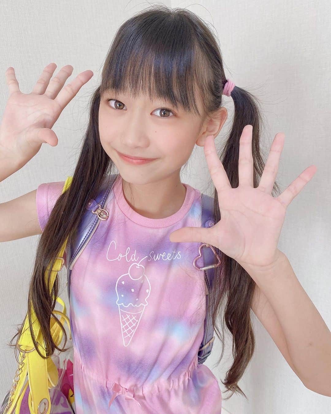 藤林夢さんのインスタグラム写真 - (藤林夢Instagram)「💜4×stAr5(ｼｽﾀ)Yume💗 【今日から🏫水泳の授業開始です🏊‍♀️ ...