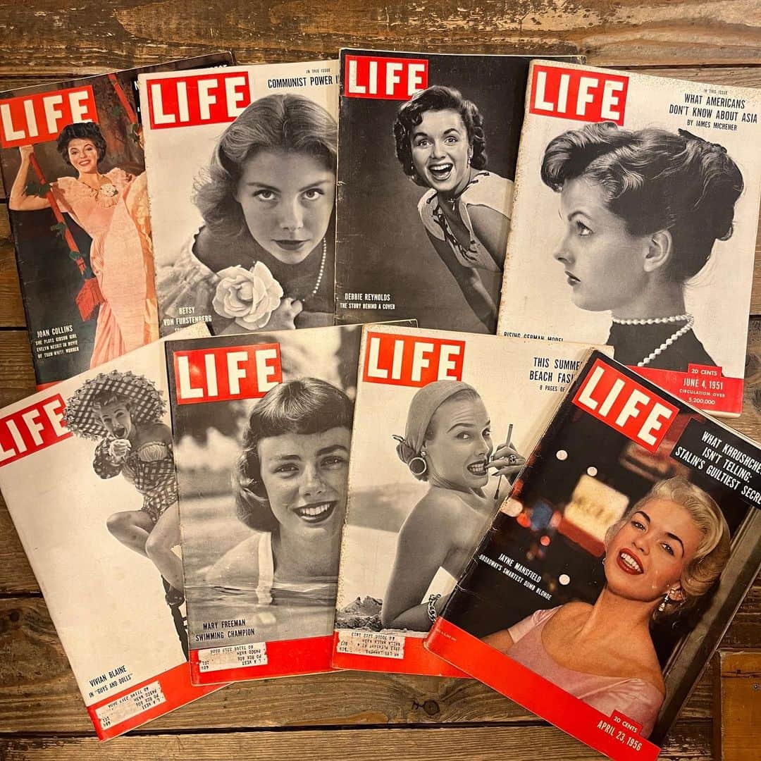 kiarrysさんのインスタグラム写真 - (kiarrysInstagram)「1950’s LIFE Magazines New in.」5月24日 15時57分 - kiarrys
