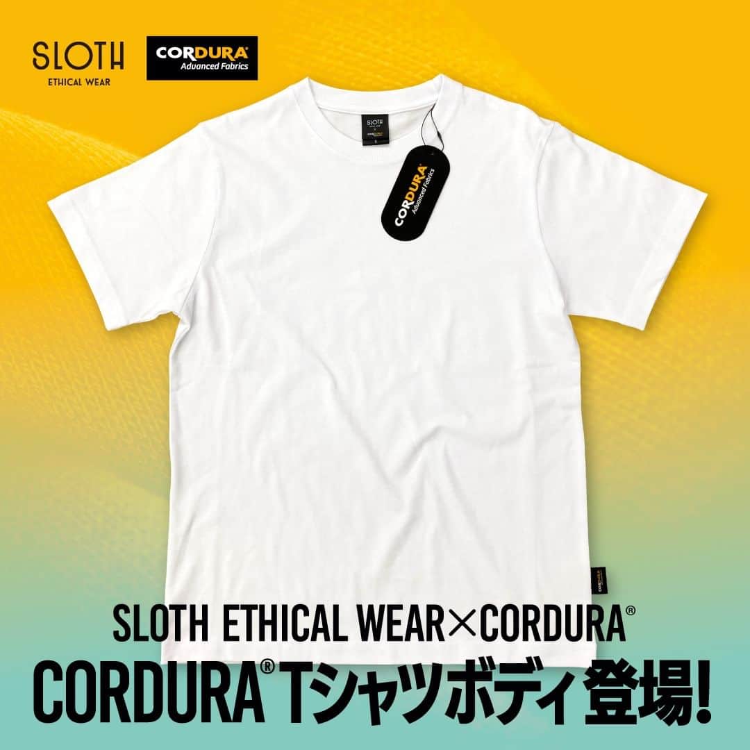 CORDURA®(コーデュラ®)日本版公式アカウントさんのインスタグラム写真 - (CORDURA®(コーデュラ®)日本版公式アカウントInstagram)「エシカルを、みんなのものに。リサイクル素材やオーガニック素材でつくりあげたプリンタブルブランド「SLOTH（スロス）」のコーデュラ® Tシャツは、強度と耐久性に優れたCORDURA®NYCO (コットンとの混紡ニット)を使用し、タフさを追求したロングライフな１枚になっています。 SLOTH は、このアイテムをTシャツのボディとして国内に在庫を持つことで、無駄の無いよう、必要な時に必要な数だけ、1枚からスピーディーにお届けします。 ・ こちらの素敵なお写真は @sloth.ethical さんのお写真です。 ・ CORDURA® （コーデュラ® ）日本版公式アカウントです。CORDURA® は、耐久性に優れた素材として50年以上の実績のあるインビスタ社のファブリックブランドです。 ・ このアカウントでは、みなさんのCORDURA® を使用したプロダクトの自慢の1枚をご紹介しております。当アカウントをフォロー後、「#コーデュラジャパン」のハッシュタグをつけて投稿していただくとリポストさせていただくこともあります。みなさんの素敵な投稿をお待ちしております。 ・ #コーデュラ #cordura #コーデュラナイロン #코듀라 #タフ #耐久性 #素材 #リサイクル #オーガニック #SLOTH #スロス #tシャツ #オリジナル #シンプル」5月24日 17時00分 - cordurabrandjp