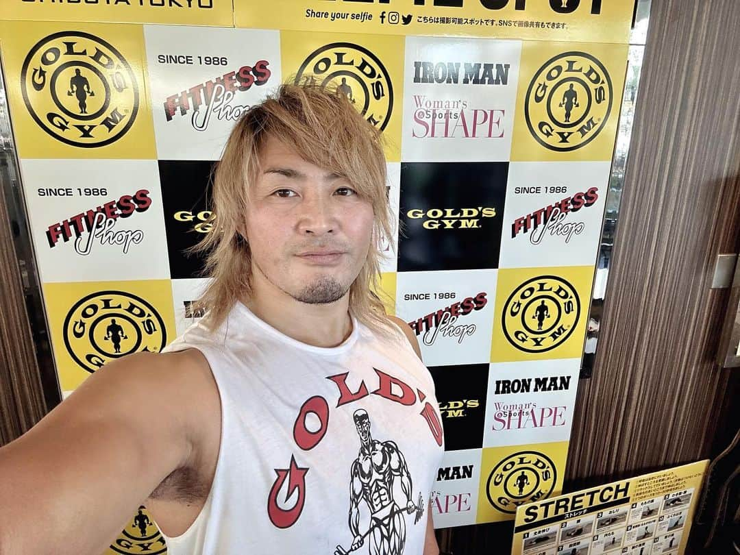 棚橋弘至さんのインスタグラム写真 - (棚橋弘至Instagram)「#胸トレ #chestday  さ、新日本プロレスワールド合流👍  #ゴールドジム渋谷 #goldgym」5月24日 17時44分 - hiroshi_tanahashi