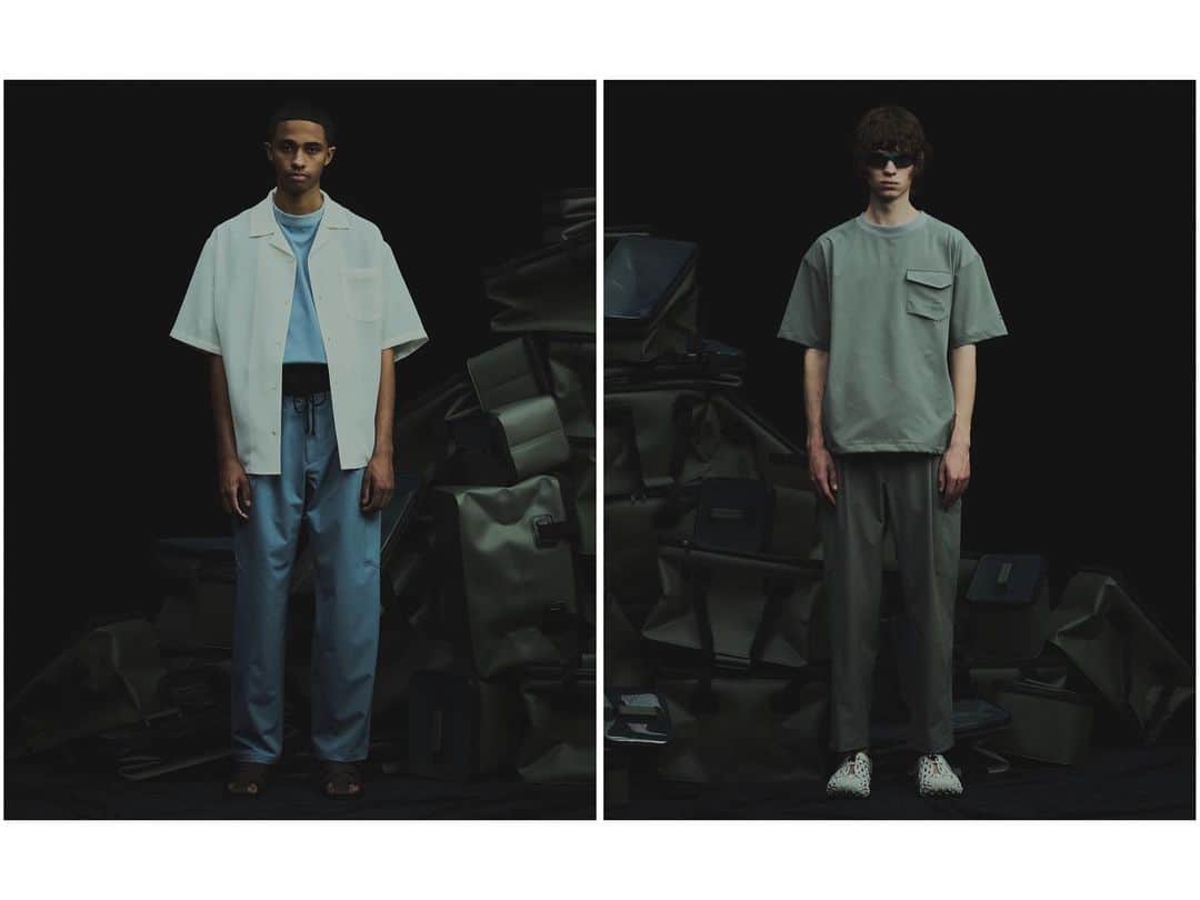 大塚 健太郎のインスタグラム：「™️works for @daiwa_japan / @js_relume 2023SS exclusive collection  Model_Cosumo , Idriss Styling @kntkfm  Hair @10_ju  Edit @lvsbythesea_  Edit assistant @youki.sgym  Photo @ao525」