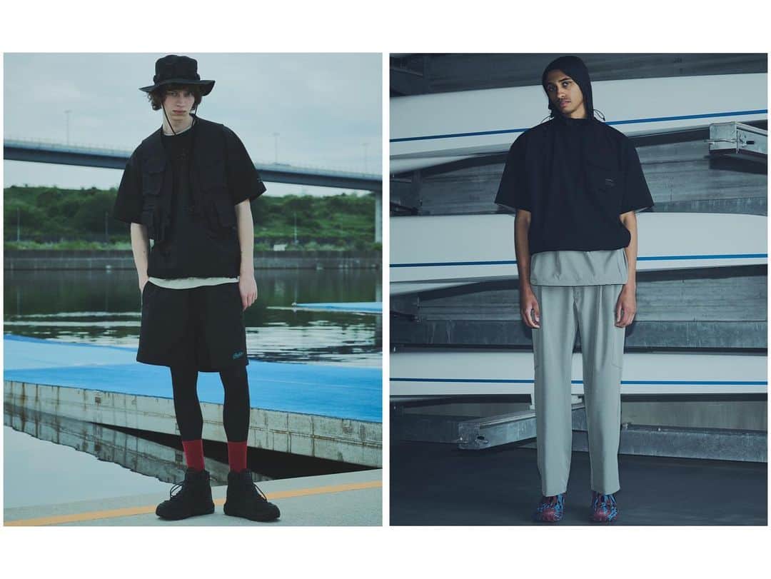 大塚 健太郎のインスタグラム：「™️works for @daiwa_japan / @js_relume 2023SS exclusive collection  Model_Cosumo , Idriss Styling @kntkfm  Hair @10_ju  Edit @lvsbythesea_  Edit assistant @youki.sgym  Photo @ao525  I'm honored to be a member born in 1996 and make a visual.」