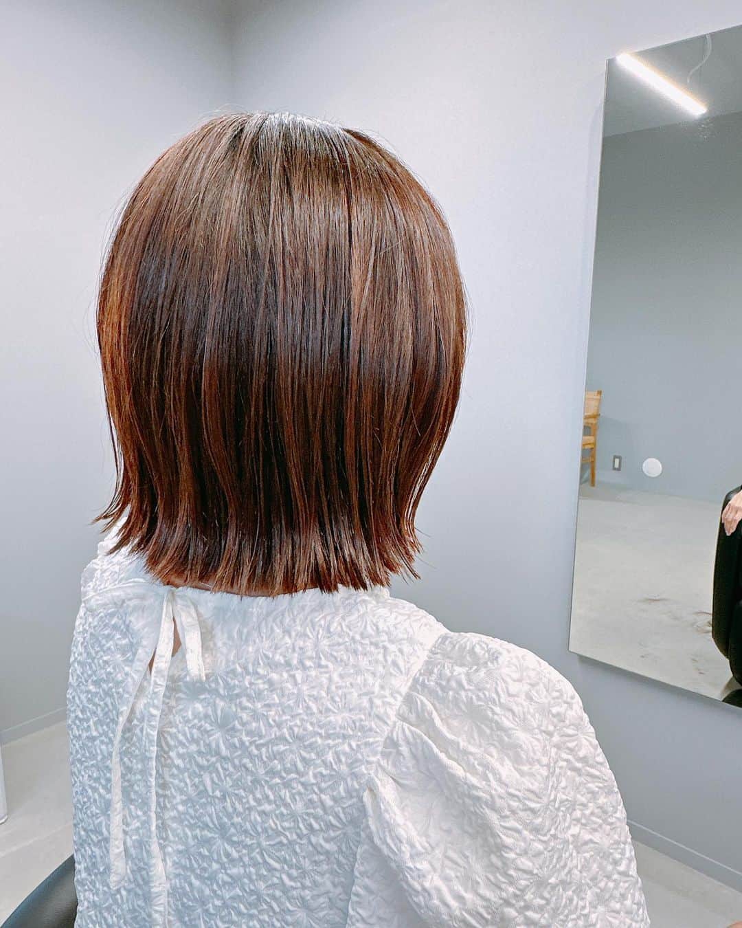 林藍菜さんのインスタグラム写真 - (林藍菜Instagram)「オープンおめでとうございます ˎˊ˗ 出来立てほやほやのみほちゃんのお店へ。 @garan_mh.shimizu   イメージが伝わった💇大満足♡  #hairsalon #newopen #haircut #open🙌 #garan #富山美容室」5月24日 19時09分 - hayashi_aina