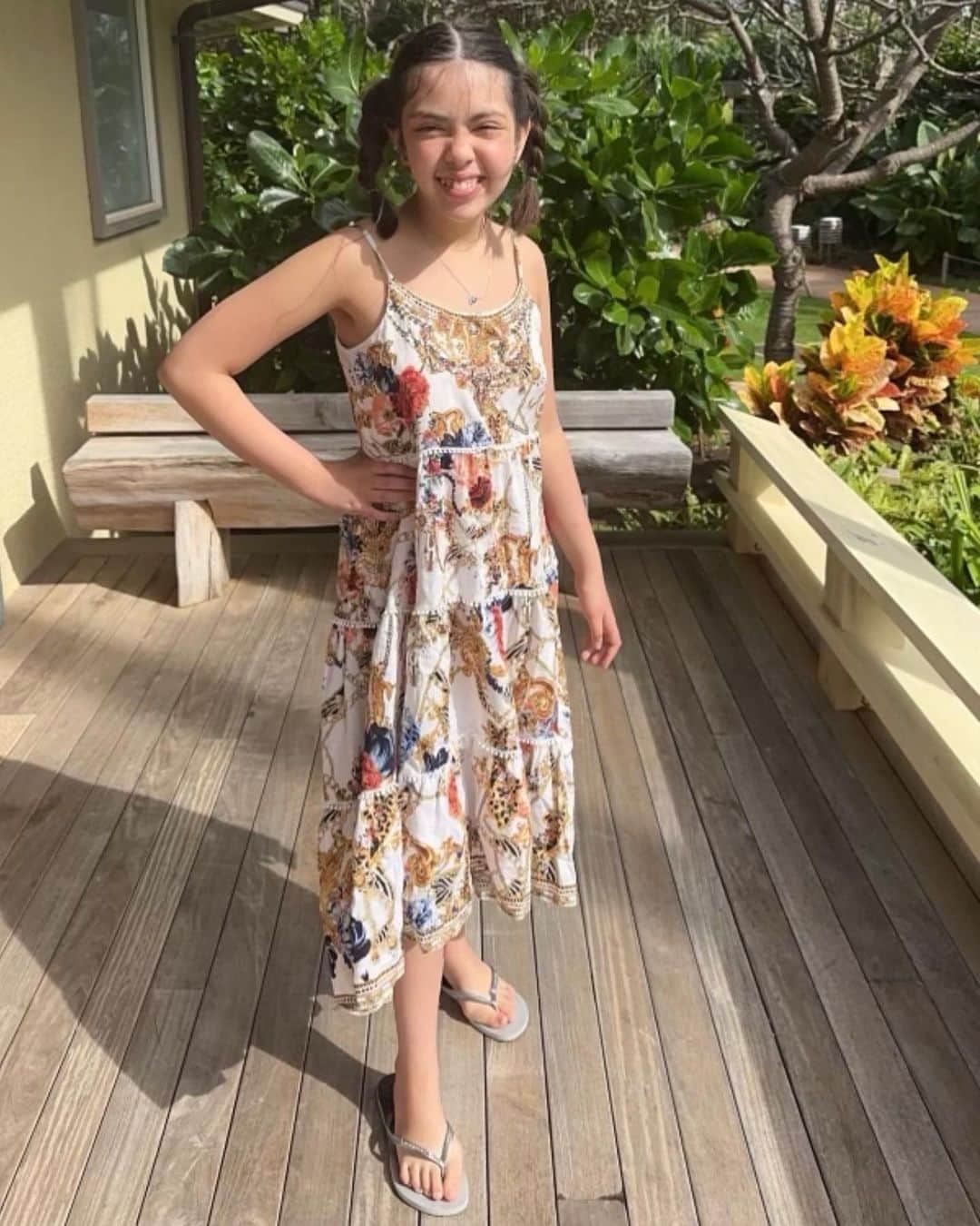 のインスタグラム：「Our beautiful Eloise… happy birthday!!!! I can’t believe you’re 12! We love you so much. You’re an angel & teach us so much. We love you so much. Happy Birthday girlie!!!! 💕💕💕」