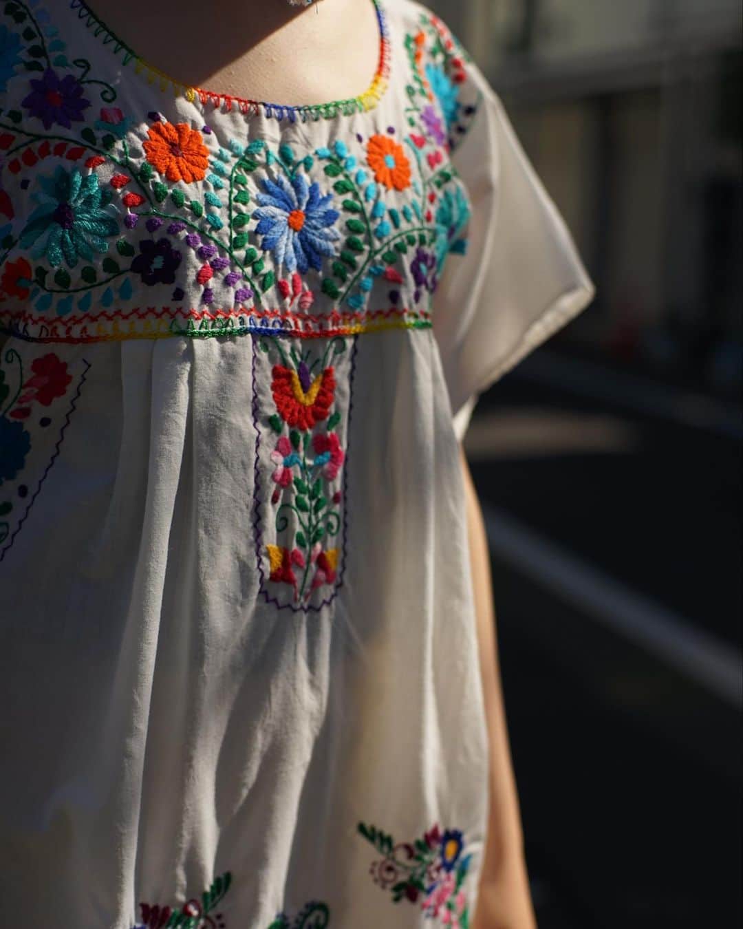 PUNK CAKEさんのインスタグラム写真 - (PUNK CAKEInstagram)「⭐️NEW ARRIVAL⭐️ ☑︎ Mexican embroidery dress【SOLD】  Now on sale ➡︎ ONLINE STORE   PUNK CAKE POP-UP 5/27(土)〜6/2(金)  学大高架下Market出店　 6/3(土).4(日)  model / @momooka_koyoi」5月24日 20時57分 - punk_cake