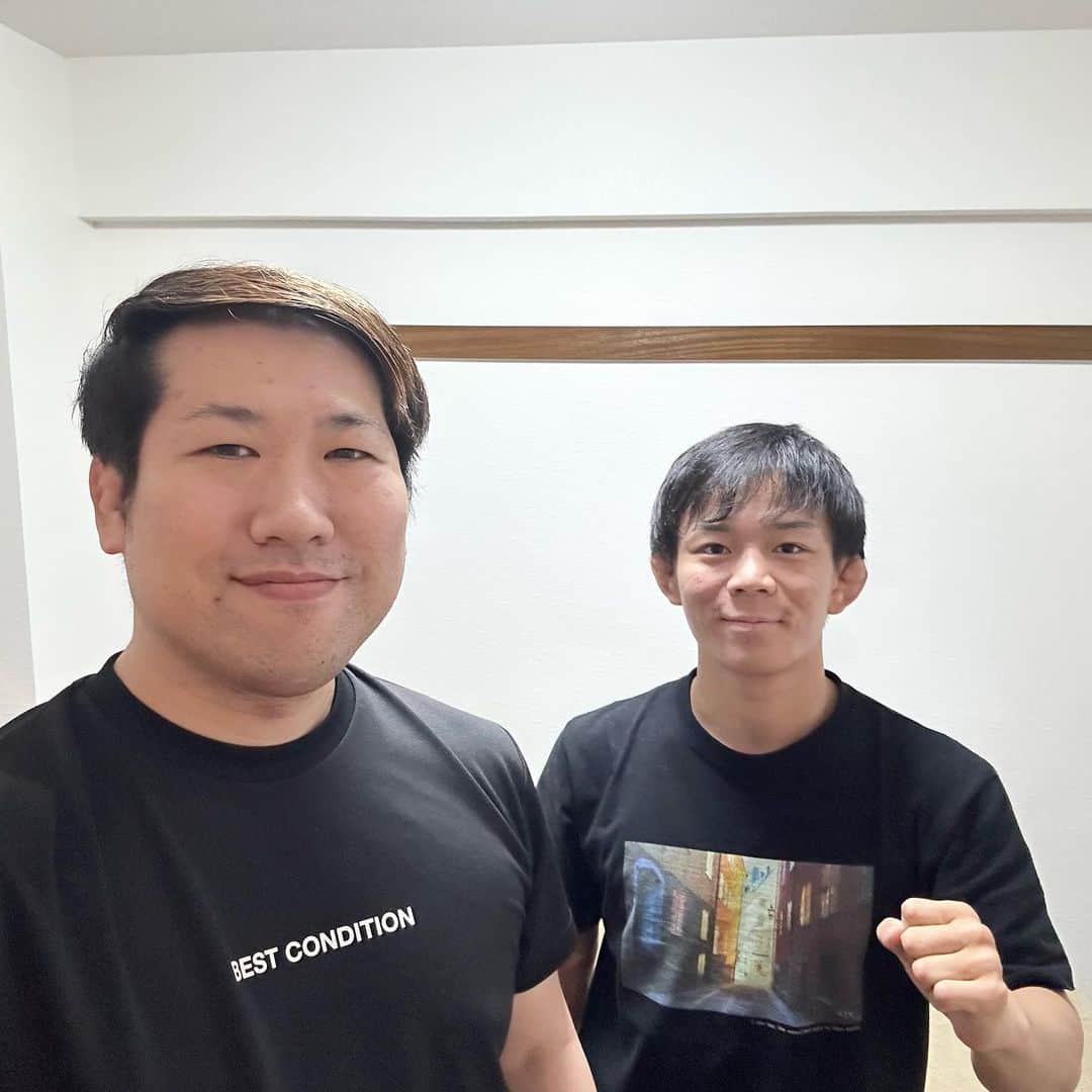 樋口黎のインスタグラム：「コンディショニング日和  #レスリング #TRYMARKCONDITIONING  #トライマークコンディショニング」