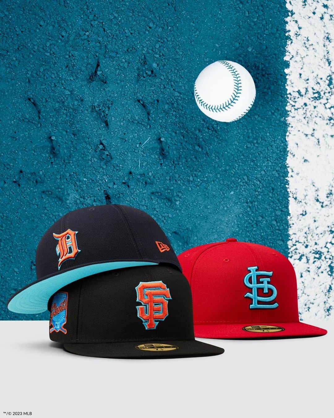 ニューエラ・キャップのインスタグラム：「Here’s to the ones that taught us how to field grounders and catch pop-ups. Celebrate Father’s Day with the Official On-Field Cap of Major League Baseball.」
