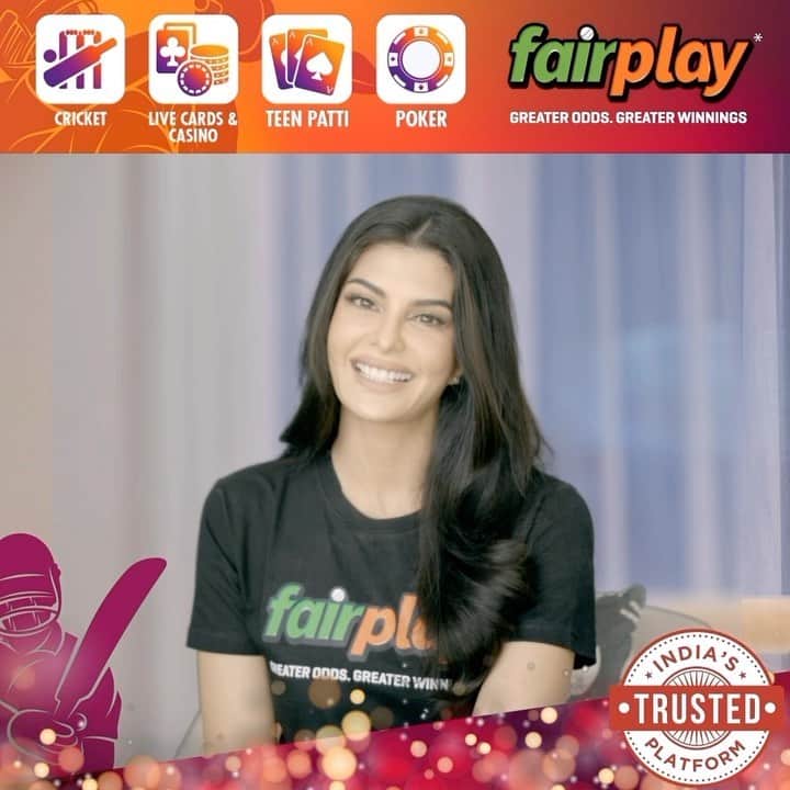 Jacqueline Fernandezのインスタグラム：「Level up with FairPlay and stop worrying about losing a game! 🎮💰 Enjoy the thrill of playing with India’s number 1 betting exchange. Get a FLAT 5% loss back bonus on EVERY match and experience the best odds in the market. With 24/7 instant withdrawals and a 9% redeposit bonus, you’re guaranteed to win more and win BIG! 🎉 Join FairPlay now and make your winnings soar to new heights!  💸✨   #FairPlay #FairPlayIndia #BettingExchange #WinBig #BestOdds #InstantWithdrawals #LossBackBonus #WinBig #BestOdds #Winning #Play #BetandWin #Gaming #Bet#IPL2023withFairPlay #IPL2023 #IPL #Cricket #T20 #T20cricket #FairPlay #Cricketlovers #cricketlivebetting #cricketbettingonline #onlinecricketbetting #paidpromtion #ad」