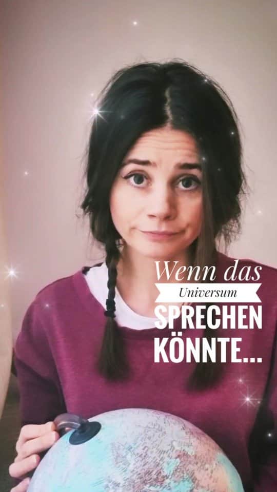 Joyce Ilgのインスタグラム：「Das Universum über die Menschen, wenn es ein Mensch wäre... ✨😂  #spirituelleComedy #Universum」