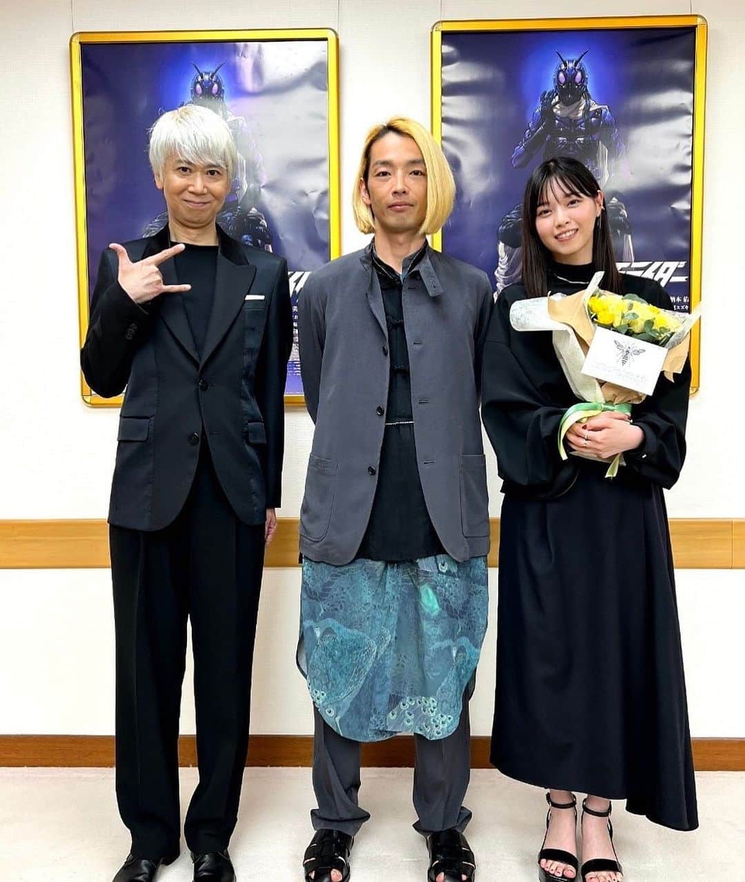 西野七瀬のインスタグラム：「先日の シン・仮面ライダー SHOCKERナイト  森山さんと 手塚さんと、時にはお客さんから見解を聞いたり、、 楽しかった！」