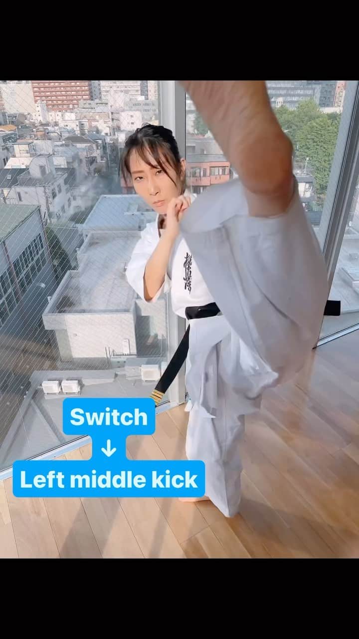 浜井美香のインスタグラム：「#kyokushin #karate #martialarts #kick #kumite #warrior #karatekid #kungfu #Киокушин  #каратэ #空手 #تمرين  #japan #middlekick」
