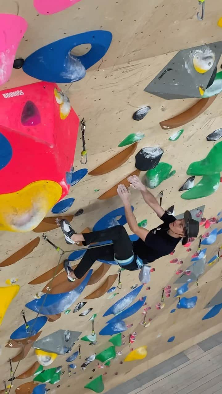 ドメン・スコフィッチのインスタグラム：「Setting and climbing on my freshly baked biscuits 🤩  D-Ranch Originals are here and you’re welcome to try them out at the @climbing_ranch 🤠  Another woodworking project with my father comes to realty and we’re super proud of this one ☺️ I would also like to give thanks to @climbholds for helping us with the finishing touches and with applying the top notch texture 🤝 . . . @climbing_ranch @climbholds #climbingholds #climbing #routesetting #dreamtoreality」