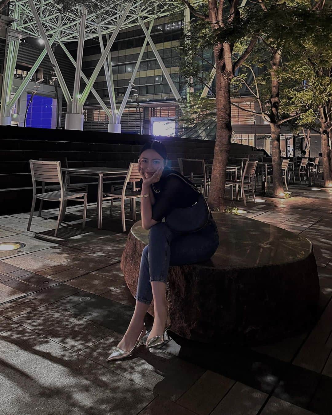 山本梓衣菜さんのインスタグラム写真 - (山本梓衣菜Instagram)「..  全身筋肉痛だったけど良い夜だった🌙 まおおかえり🌷 また連絡してね😙💞  #🥂」5月25日 0時27分 - shiina_yamamoto