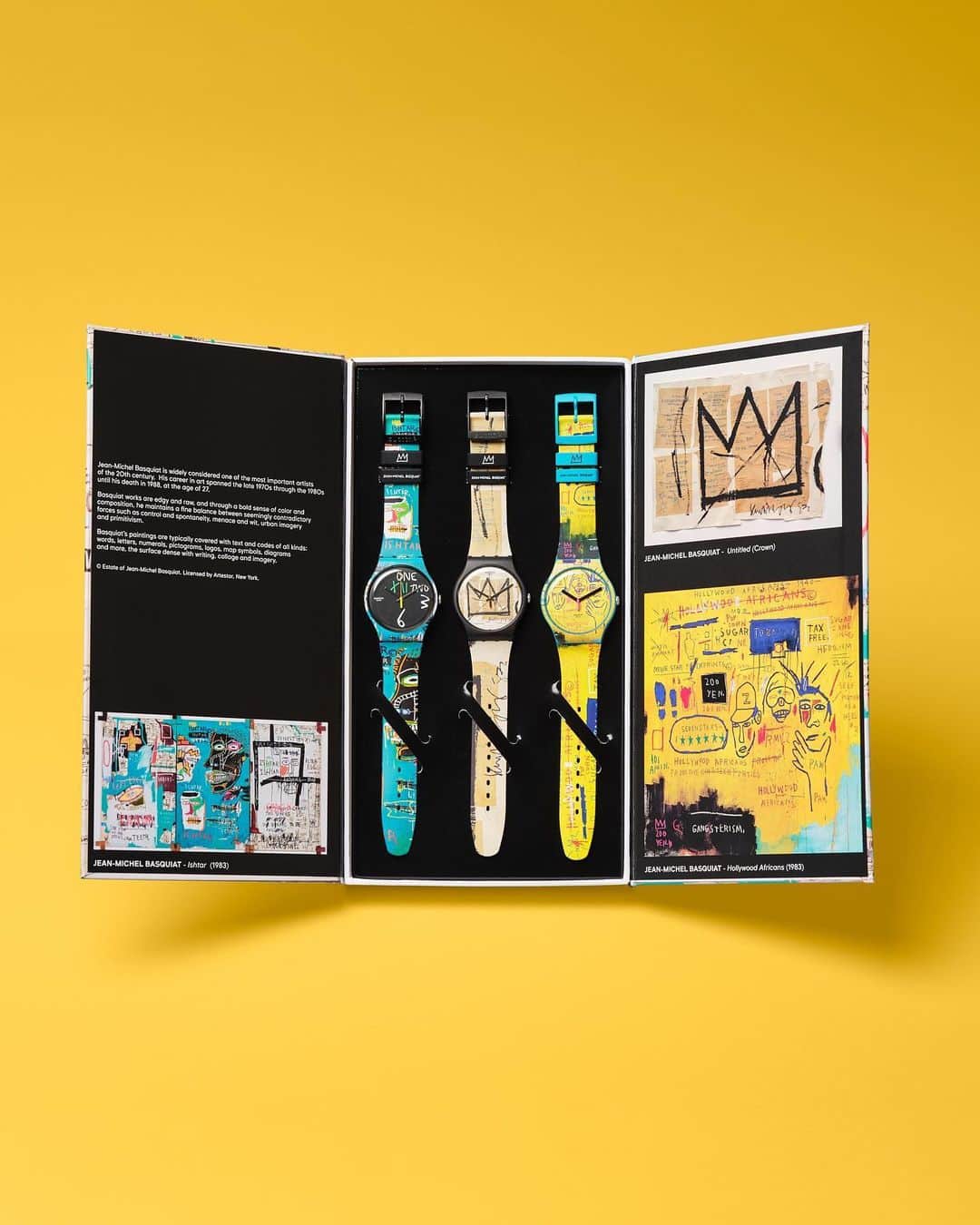 Swatchさんのインスタグラム写真 - (SwatchInstagram)「The Swatch x JEAN-MICHEL BASQUIAT set is almost gone! Make it part of your collection before it's too late 👑 #Basquiat #SwatchArtJourney #SwatchxBasquiat @basquiatofficial」5月25日 1時27分 - swatch