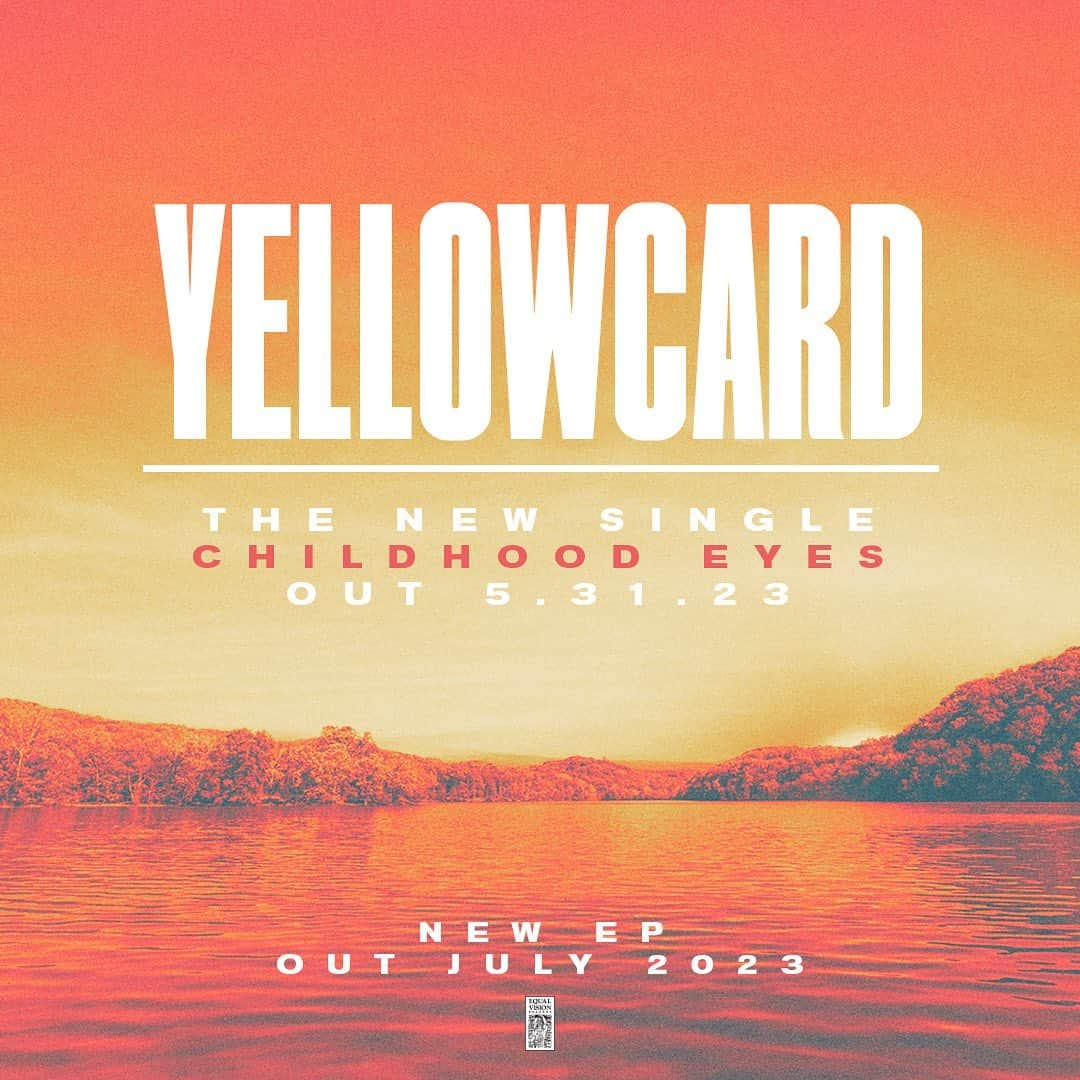 Yellowcardさんのインスタグラム写真 - (YellowcardInstagram)「What began as a single show in Chicago last year has evolved into so much more. We can finally share with you that our new EP, ‘Childhood Eyes’ - executive produced and mixed by @therealnealavron - will release on @equalvision July 21, 2023. We feel like these 5 songs represent the Yellowcard sound that fans know and love in the best possible way. We are so honored to be partnering with Equal Vision for this new chapter of our career. We are also excited to share with you that @piercethevic and @dashboardconfessional joined us for some amazing guest vocals on the EP. Looking forward to having this new music out in the world and as always, thank you for listening. • • • See us on tour this summer! All shows on sale now - link in bio or yellowcardband.com  • • • #childhoodeyes #yellowcardband #yellowcard #equalvisionrecords #poppunk #emo @williamryankey @smackinyc @joshportman @ryanmichaelmendez  📸 @alexanderbemis @bemiscreative」5月25日 1時30分 - yellowcard