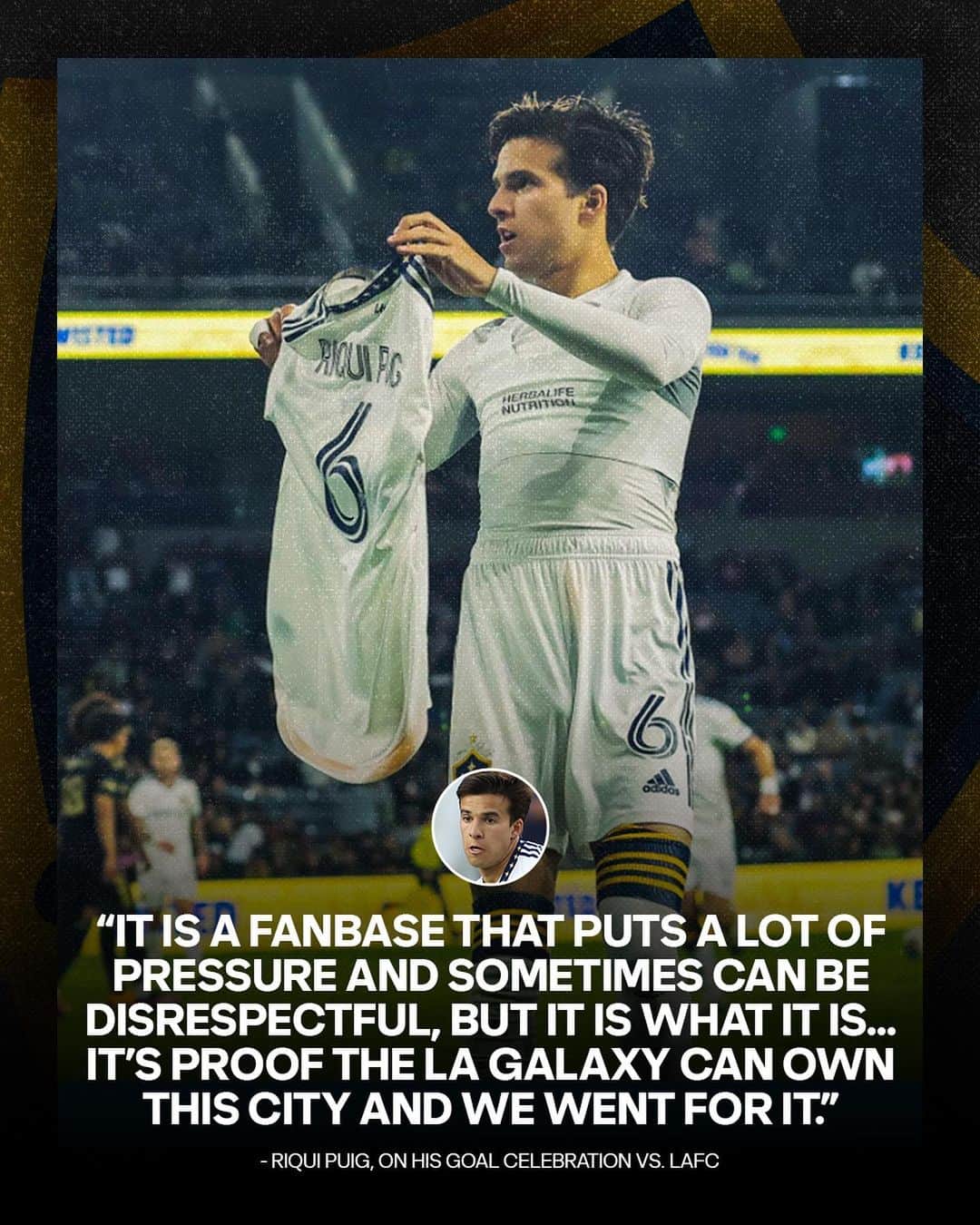 Major League Soccerのインスタグラム：「🗣️🗣️🗣️ @riquipuig   🎥: @lagalaxy」