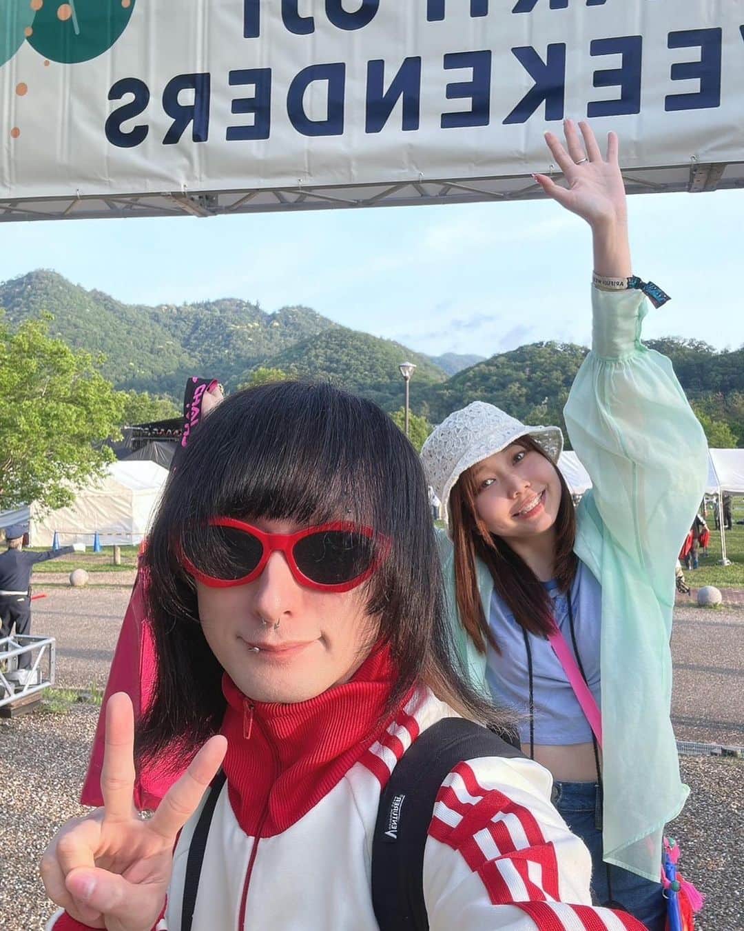 世紀末さんのインスタグラム写真 - (世紀末Instagram)「初めてのフェス、超超超楽しかった~！ 2days踊り狂って足ボロボロのクタクタになったけどそれも含めて良い思い出すぎ。まじで、全部よかった。   #arifujiweekenders   #kobemellowcruise   #ゆちゃをくん」5月25日 2時16分 - se1k1ma2chan