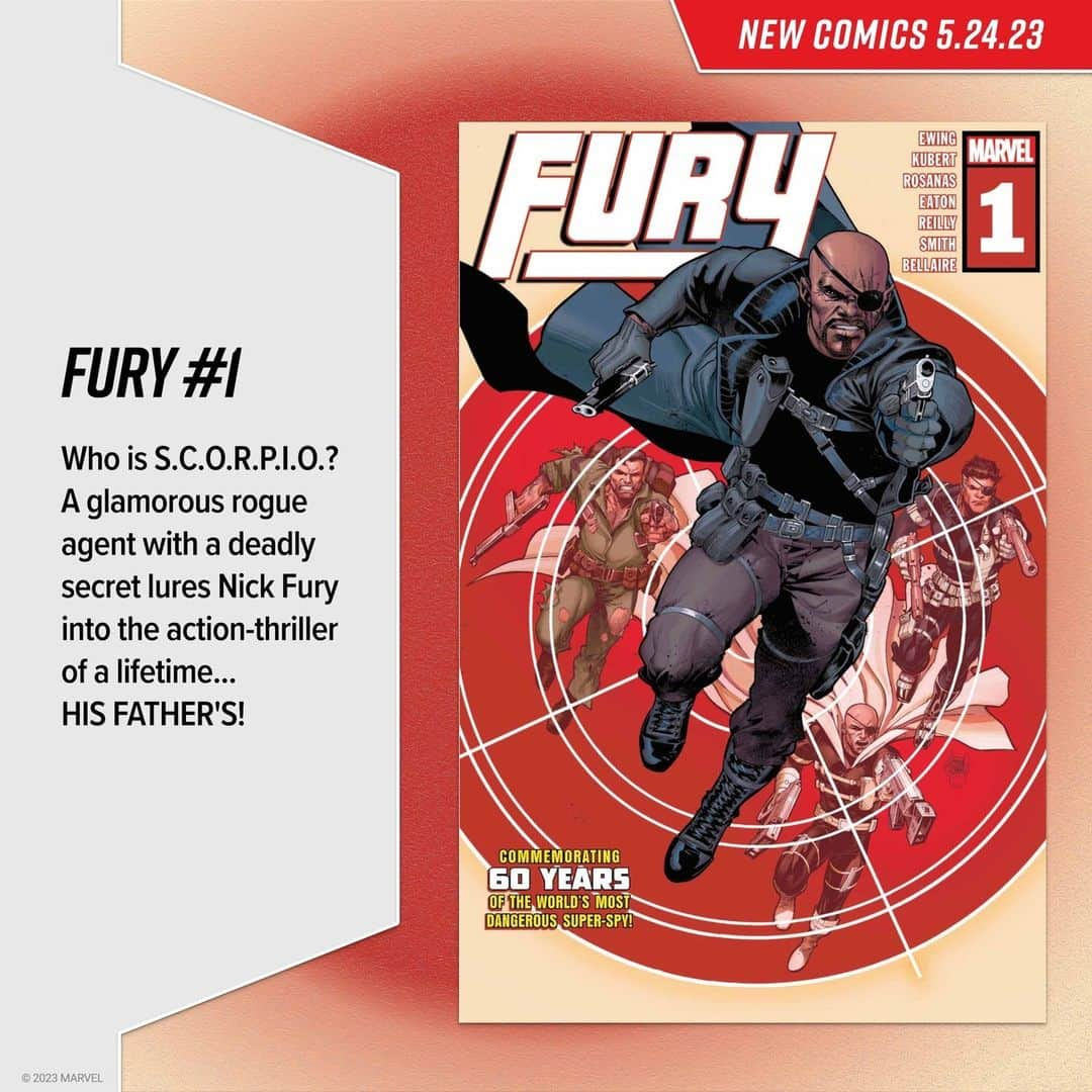 Marvel Entertainmentさんのインスタグラム写真 - (Marvel EntertainmentInstagram)「Nick Fury sets off to unlock a mystery decades in the making. Explore 'Fury' #1 and more new #MarvelComics out today. #NCBD」5月25日 3時00分 - marvel