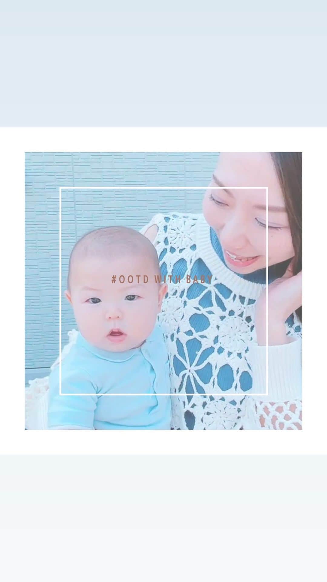 空さやかのインスタグラム：「🦋 風が強かった日🌪 #ブルーコーデ #リンクコーデ  👶🏻は4ヶ月に突入してから かぶるタイプのロンパースデビュー🫶🏻 お家の中ではムチムチの足を出して過ごしてます🦵💕  あったかくなってきたから 洋服が欲しくなってきてヤバい👩🏻‍🦰です💸 すでにパンツ2本新調した人←  撮影は、お姉🧒🏻にお願いしたので ブレブレな動画でごめんなさい🙏 弟👶🏻を溺愛してる声入りです🥰  👶🏻の衣替えをしたら 🧒🏻と👦🏼の小さかった時のことが蘇って幸せになった🥹  あの頃の🧒🏻👦🏼にもう一度会いたい🥹💕  #ベビコデ #ベビーコーデ #かわあか #赤ちゃん #あかちゃんのいる生活  #赤ちゃんとママ #母と息子 #生後4ヶ月  #時差投稿  #春コーデ #親子リンクコーデ  #色リンクコーデ」