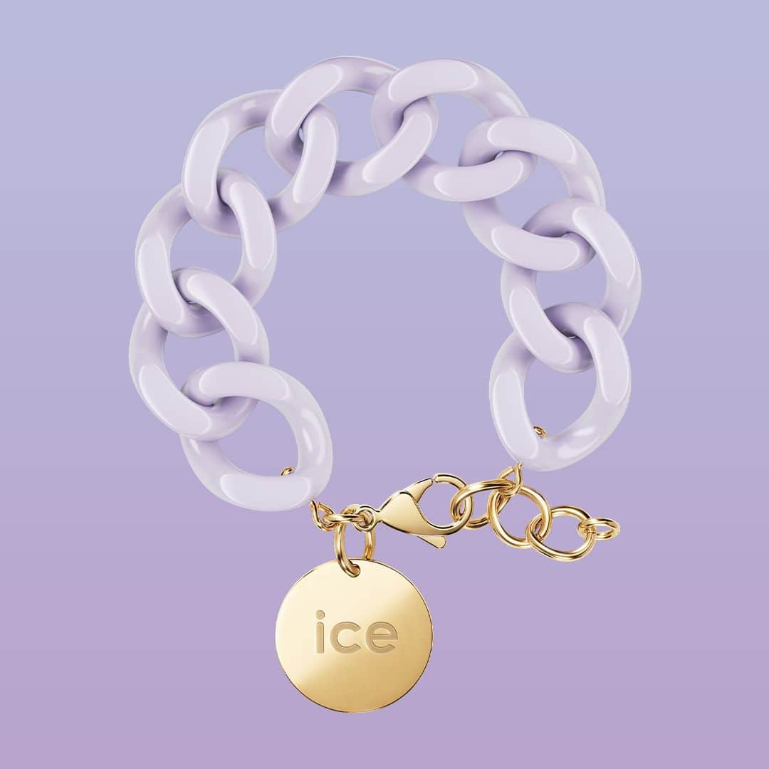 アイスウォッチさんのインスタグラム写真 - (アイスウォッチInstagram)「MATCH YOUR WATCH 💜  #icewatch #icejewellery #matchyourwatch #jewellery #bracelet #purple #chain #chunkychain #beauty #gold」5月25日 14時30分 - icewatch