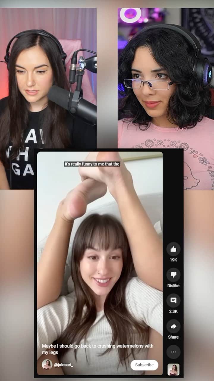 サーシャ・グレイのインスタグラム：「Admiring @jules_arii talent with my friend @sashagrey  ❗️youtube: susu_jpg❗️」