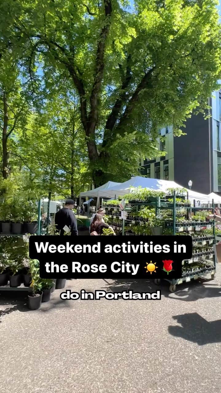 Portlandのインスタグラム：「This weekend get out and explore the city. From farmers markets, a picnic in the park, and sunsets by the water, see everything the rose city has to offer! 🌹🌆 #portland #oregon #portlandoregon #pacificnorthwest #travelportland #pdx」