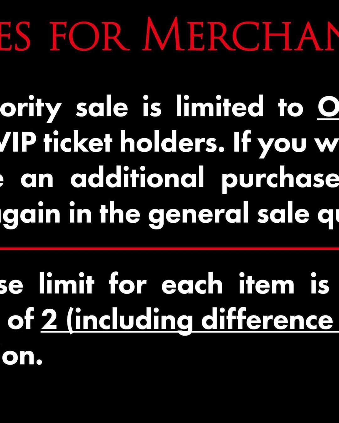 BABYMETALさんのインスタグラム写真 - (BABYMETALInstagram)「"BABYMETAL WORLD TOUR 2023 in Bangkok" Merchandise Announcement📣   [OPENING HOURS] MAY 28 2023 VIP PRIORITY - 2:00PM GENERAL - 3:00PM  [LOCATION] SULARAI HALL (FOYER AREA OF TRUE ICON HALL)  [PAYMENT METHOD] CASH, TRANSFER, DEBIT&CREDIT CARD  [Notes for Merchandise] *VIP priority sale is limited to ONE-TIME USE for VIP ticket holders.  If you would like to make an additional purchase, please line up again in the general sale queue. *Purchase limit for each item is up to a quantity of 2 (including difference size) per transaction.  #BABYMETAL」5月25日 12時00分 - babymetal_official