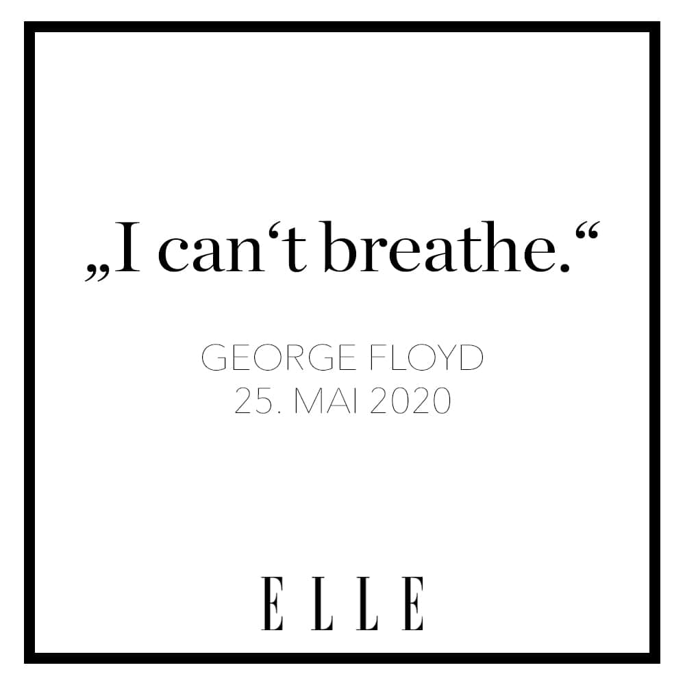 ELLE Germanyさんのインスタグラム写真 - (ELLE GermanyInstagram)「Heute gedenken wir George Floyd, der am 25. Mai 2020 durch rassistisch motivierte Polizeigewalt ums Leben kam. Sein Tod hat im Nachgang die „Black Lives Matter“-Bewegung ausgelöst und weltweit für Demonstrationen gesorgt.   #blacklivesmatter #georgefloyd ##ıcantbreathe」5月25日 12時33分 - ellegermany