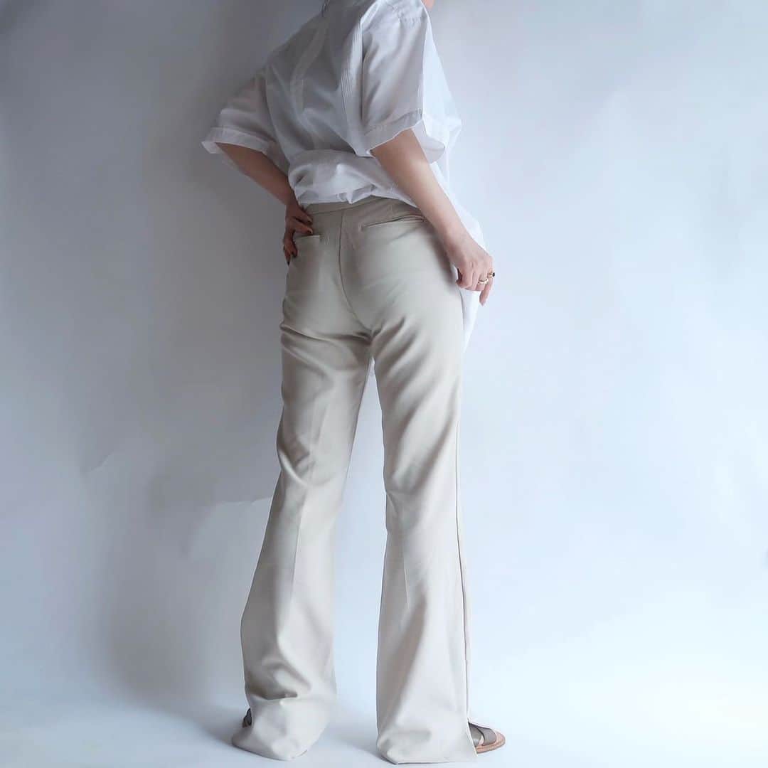 TheSunGoesDownさんのインスタグラム写真 - (TheSunGoesDownInstagram)「flare pants  staff 157cm」5月25日 13時11分 - tsgd_tokyo