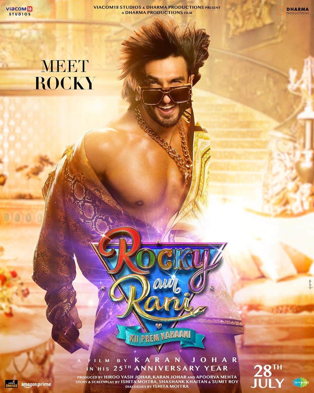 アリア・バットのインスタグラム：「Meet Rocky🫅🏻  #RRKPK @aapkadharam #JayaBachchan @azmishabana18 @ranveersingh @karanjohar @apoorva1972 @ajit_andhare @_ishita_moitra_ @shashankkhaitan @gogoroy @somenmishra @dharmamovies @viacom18studios @saregama_official」