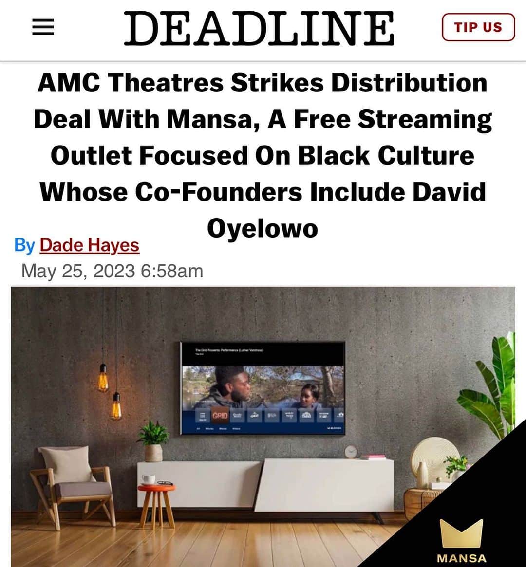 ネイト・パーカーのインスタグラム：「AMC x MANSA #we #us #ours」