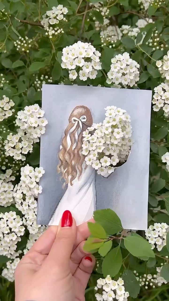 SHEINのインスタグラム：「This floral fine art hack is making us bloom with joy 💐🖼😍 Which flowers would you frame to make this painting come alive? 👇@vitalia_boyko  #SHEINinspo」