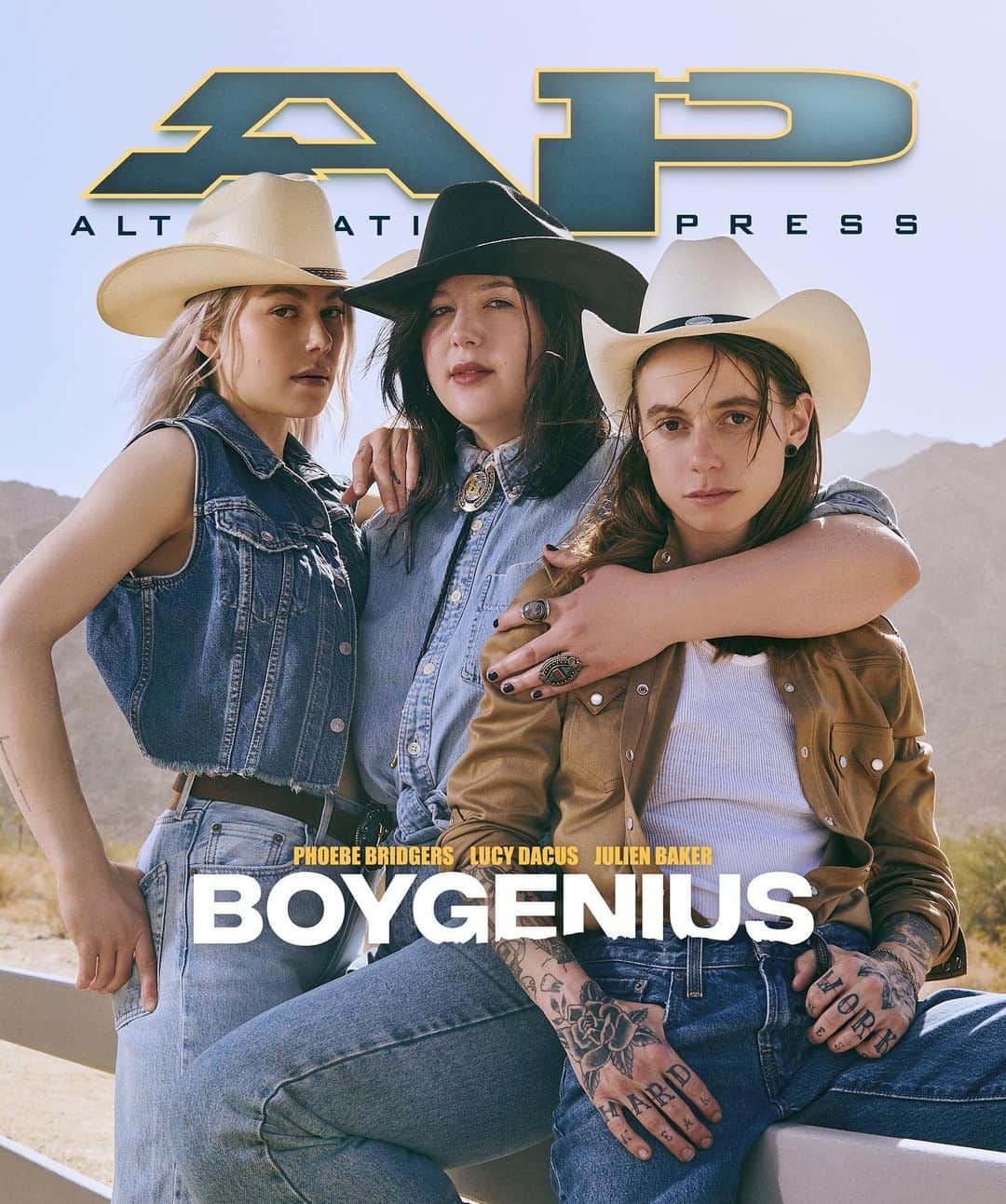 Alternative Pressさんのインスタグラム写真 - (Alternative PressInstagram)「The Boys @xBOYGENIUSx for @AltPress  full interview with  @PhoebeBridgers @LucyDacus @JulienrBaker  by @LaniKaps  with photography by the incomparable @LindseyByrnes  and styled by @LindseyHartman  NOW at AltPress.com  *link in bio  hair @ditadoeshair  makeup @amberdmakeup big thanks @Levis @rosecutclothing @BuckMason」5月26日 0時33分 - altpress