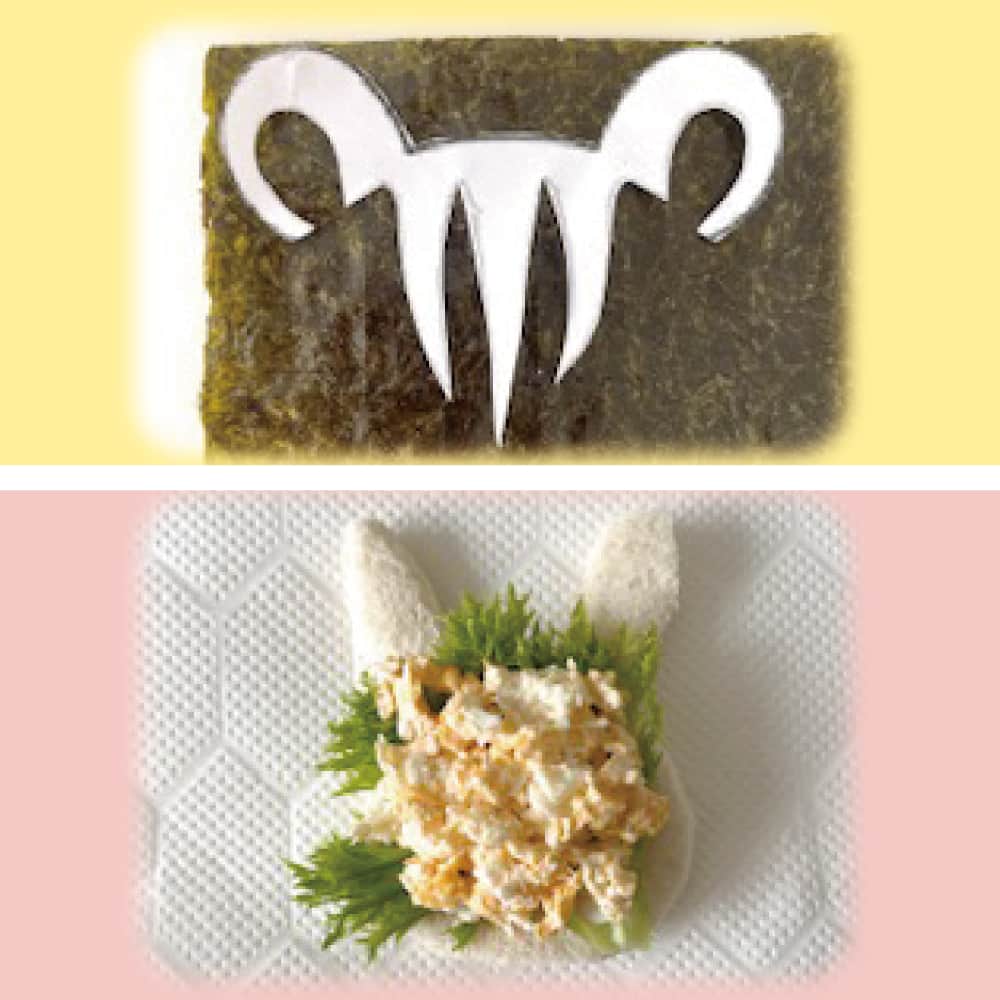 シルバニアファミリー【公式】 さんのインスタグラム写真 - (シルバニアファミリー【公式】 Instagram)「「シルバニアファミリーのサンドイッチ」を作ってみませんか🥪？ ショコラウサギのフレア、くるみリスのラルフ、ペルシャネコのライラのお顔の形をした、かわいいサンドウィッチです♪  こちらは食育インストラクターの @kaopan27 さんの作品です✨  〇材料〇 食パン（6枚切り）…4枚(フレア、ライラ用) 胚芽パン…スライス2枚(ラルフ用) スライスチーズ…1~2枚 ビアハム…1~2枚(普通のハムでもOKですが、ビアハムの方が色が濃いので可愛く見えます) マヨネーズ…適量（パーツの接着用および目のハイライト用） 海苔…1枚 サンドウィッチにはさむお好みの具材…適量  〇作り方〇 １．キャラクターのイラストを印刷して切り抜き、パンの上にのせ、ナイフを立てるようにして輪郭に沿ってカットする。（各キャラクター2枚ずつ） (ナイフを横にするとパンがボサボサになって切り口が汚くなるので注意)  ２．胚芽パンは小さいことが多いので、ラルフの耳の部分は、顔部分をカットして余った部分を使って別にカットする。  ３．ラルフのイラストから、①耳と縞模様、②口の周り　のパーツを切り取る。スライスチーズの上に置いて、爪楊枝を斜めにして輪郭をなぞるようにカットする。  ４．３の①のイラストを海苔の上に置き、キッチンバサミ等でカットする。3でカットした①のパーツの上に、カットした海苔を乗せる。  ５．１～２でカットしたパン（1枚）の上に、レタスやトマト・卵サラダなどのお好みの具材を乗せ、もう1枚のパンを乗せる。  ６．ラルフの３～４のパーツを５に乗せる。ビアハム・海苔・スライスチーズをカットしたり型抜きして、各キャラクターの耳・鼻・目・口・襟などのパーツを作って５に乗せる。  ７．最後に、マヨネーズで目にハイライトを入れる。  作った方は、 #シルバニアファミリーてづくり部 をつけて投稿してくださいね♪  #シルバニアファミリー #シルバニア #sylvanianfamilies #calicocritters #sylvanian #ドールハウス #dollhouse #ミニチュア #miniature #かわいい #可愛い #cute #癒し #癒される #kawaii #キャラフード #サンドウィッチ #ランチ #シルバニアファミリーてづくり部」5月25日 17時00分 - sylvanianfamilies_jp