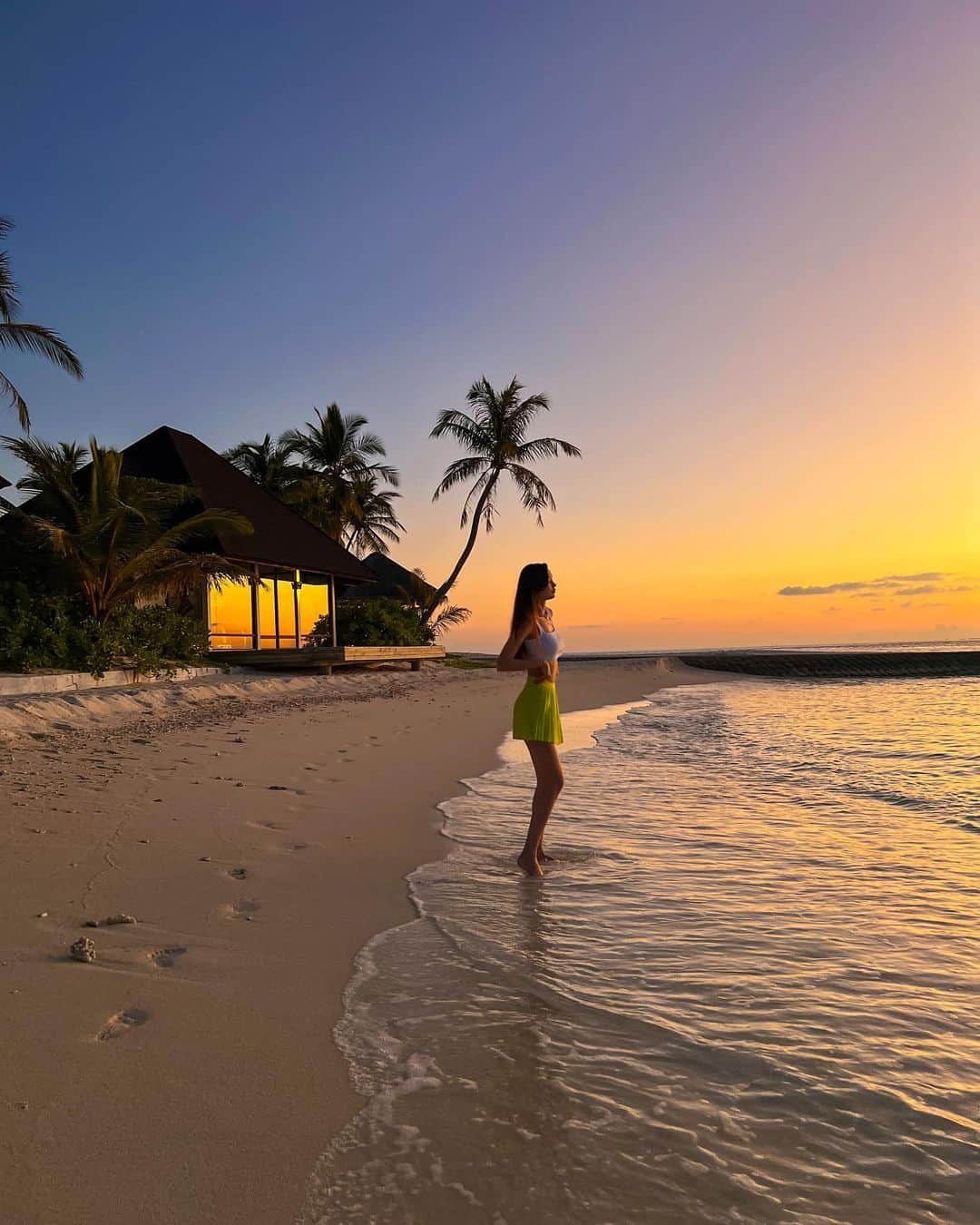 サビーナ・アルシンベコバさんのインスタグラム写真 - (サビーナ・アルシンベコバInstagram)「First day of vacation Maldives , thank you for lovely welcome ♥️  #maldives #fushifaru #vacation」5月25日 17時09分 - altynbekova_20