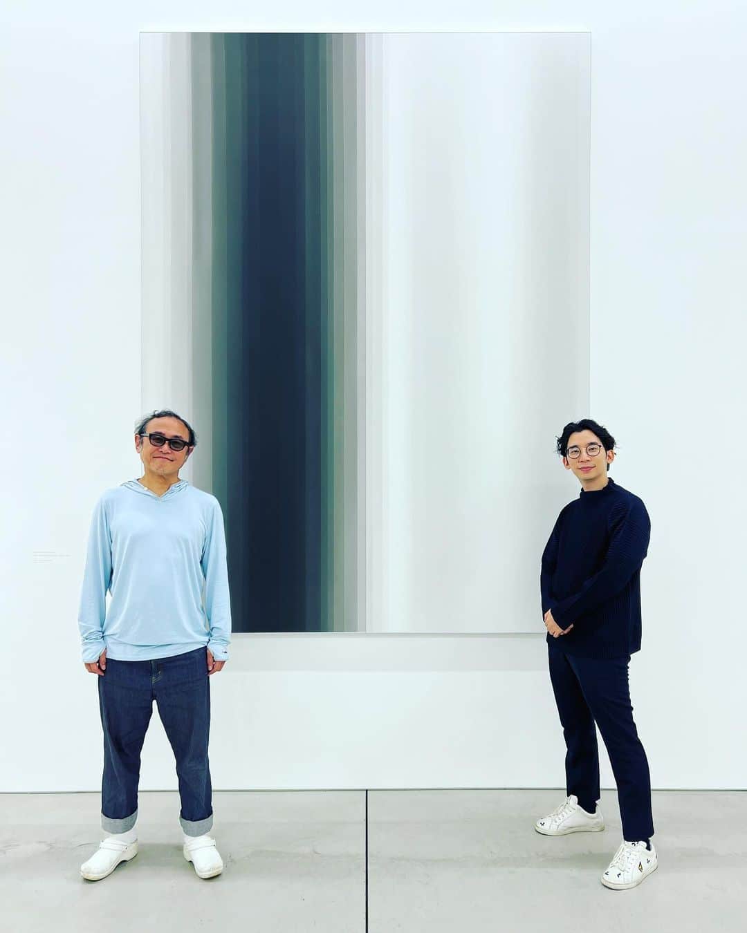 遠山正道のインスタグラム：「#eugene @maki_gallery_tokyo  ユージーンはすごいがマキさんもスゴい💦」