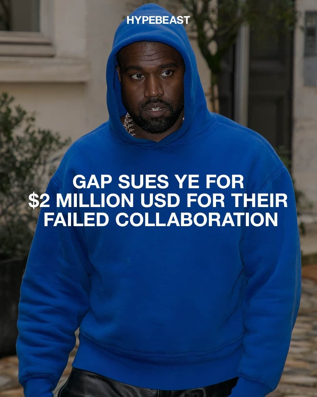 HYPEBEASTさんのインスタグラム写真 - (HYPEBEASTInstagram)「@hypebeaststyle: @gap is officially suing the artist formerly known as Kanye West for $2 million USD over their failed @yzy Gap collaboration.⁠ ⁠ According to reports, the brand has claimed that the Ye “made unapproved changes to a Los Angeles rental property the landlord is trying to collect on.” Based on court documents, the company filed a claim against the rapper and his YEEZY clothing line last month. ⁠ ⁠ The claims state that Art City Center owns the building leased to Gap, and in turn, it sued the clothing giant last year for “damages” to the property. Art City Center specifically named architectural alterations, and now Gap is stating they are not responsible, instead pushing the claim to Ye.⁠ ⁠ In the lawsuit, the American label claimed that “by making and not repairing or restoring the foregoing alterations of the premises that [West] made without Gap’s participation or approval, [West] breached the strategic agreement and directly and proximately caused Gap to incur expenses to repair and restore the premises.”⁠ ⁠ As of now, Ye has not yet responded to the latest lawsuit.⁠ Photo: Marc Piasecki/Getty Images」5月25日 19時01分 - hypebeast