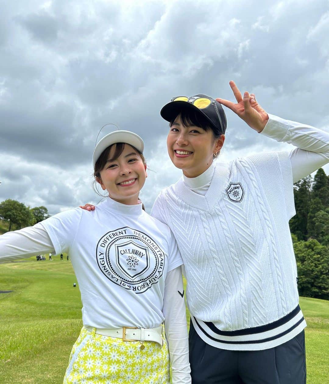 中村優さんのインスタグラム写真 - (中村優Instagram)「なみきちゃんと池谷幸雄さんのゴルフコンペに参加した日⛳️✨　@namiki_golf  二人とも @callawayapparel_japan 🫶 この日の組が面白過ぎて、終始笑いながらのラウンドで本当に楽しかった😆🫶」5月25日 19時01分 - nkmr_yu