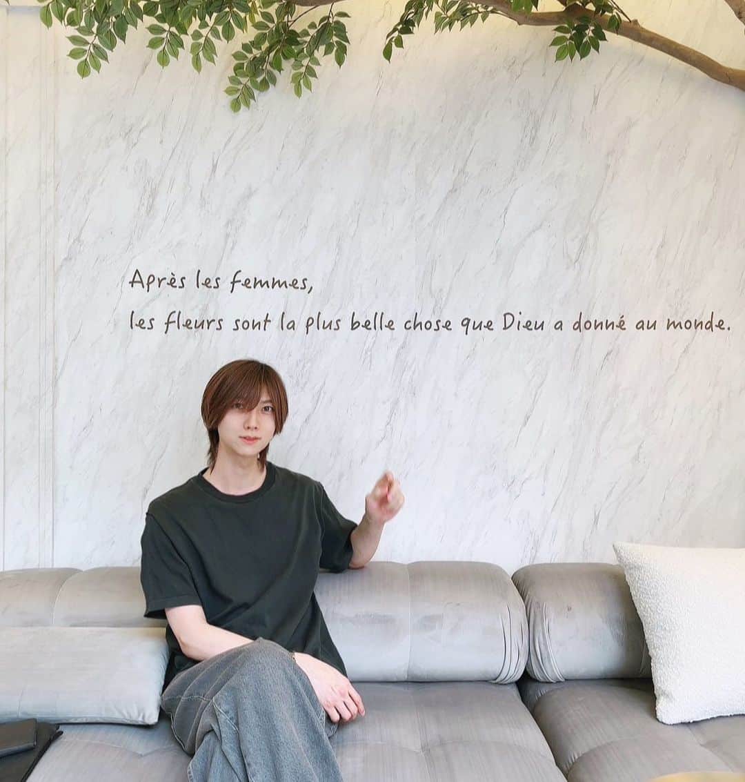 のインスタグラム：「爽やかぶっとく🌿 #haab#christina」
