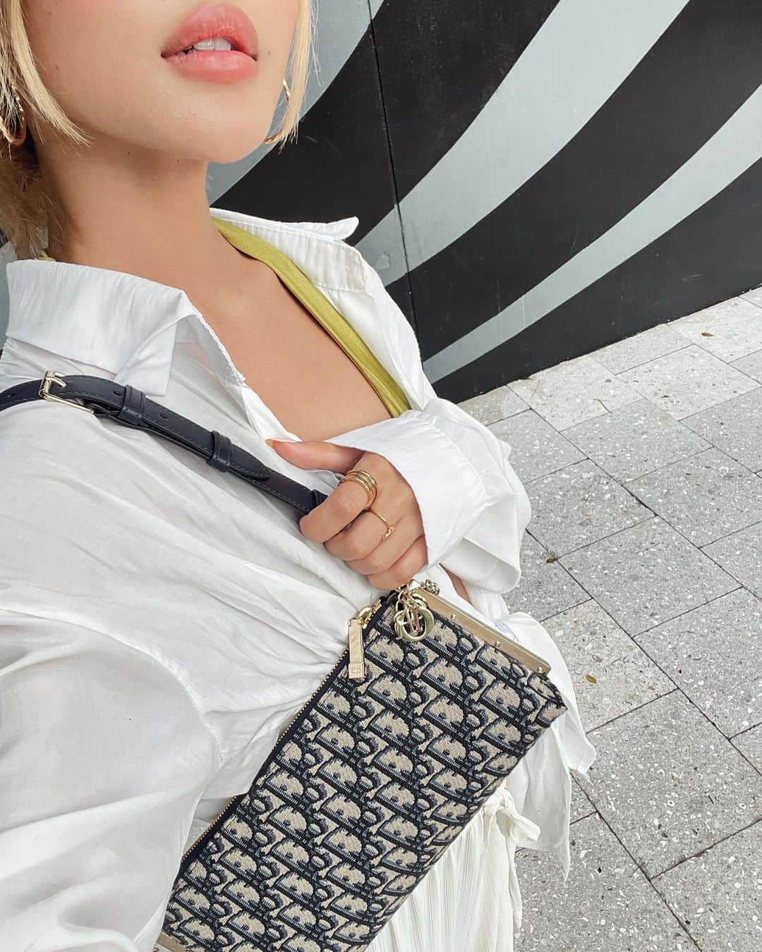 リリーマイマックさんのインスタグラム写真 - (リリーマイマックInstagram)「A vortex 😵‍💫 shopping in Miami with my #DiorClub Bag @dior 💙 .gift」5月25日 20時07分 - lilymaymac
