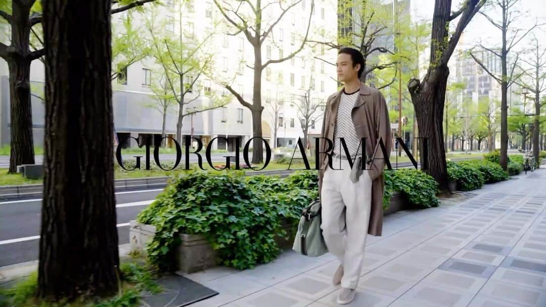 大須賀崇のインスタグラム：「GIORGIO ARMANI SS23 STYLING SESSION  hair / inomata(&'s) make / @michoujaguar   #giorgioarmani  #armani」