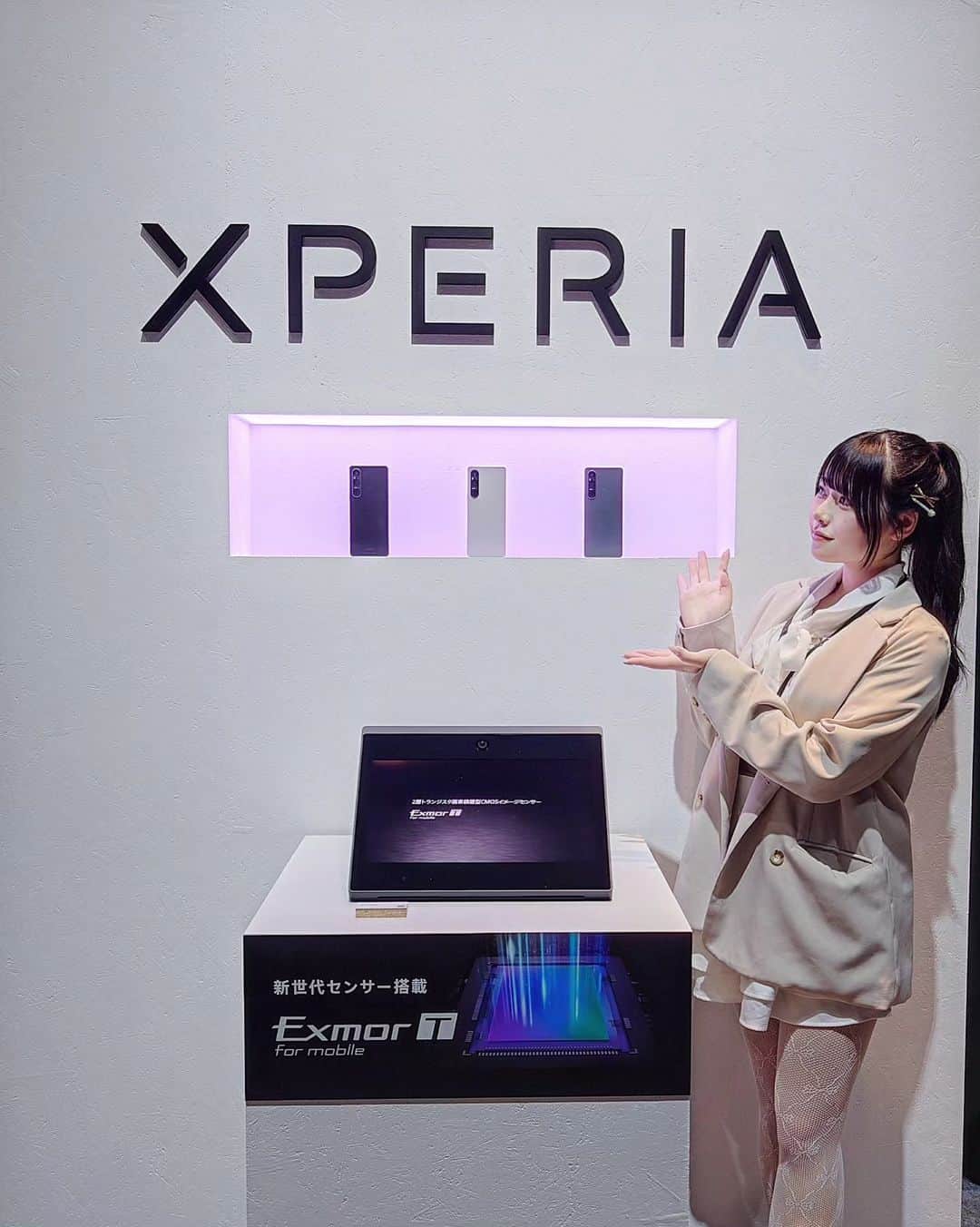 むめいのインスタグラム：「Xperiaの新端末体験イベントに参加させていただきました！🙇 ⁡⁡ ⁡#Xperiaアンバサダー #Xperia5IV #Xperia」