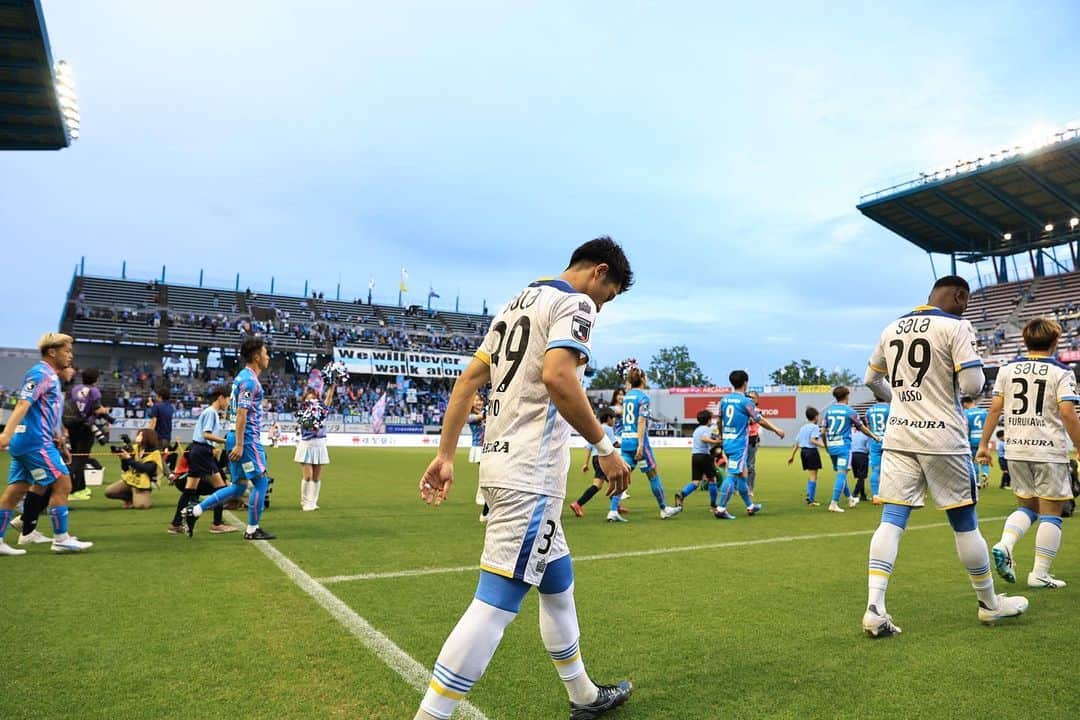 高野遼のインスタグラム：「長い離脱期間ピッチに戻れると信じて良かった。 やっぱり試合は楽しい⚽️ 応援ありがとうございました！ #まだまだこれから #jubilo」