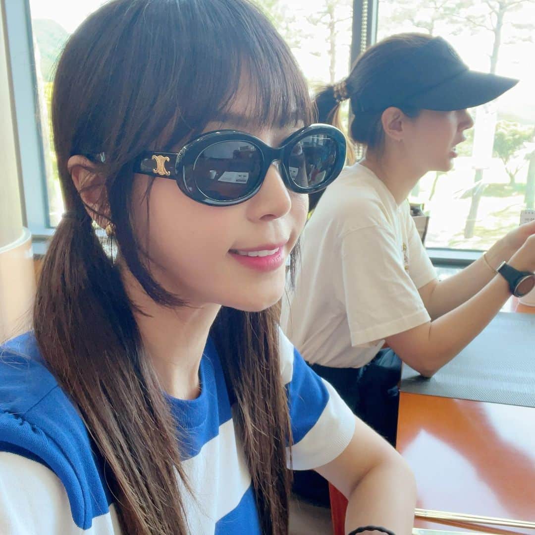 カン・イェウォンのインスタグラム：「⛳️는 언제나 꼴찌  난  골프말구 사람💙」