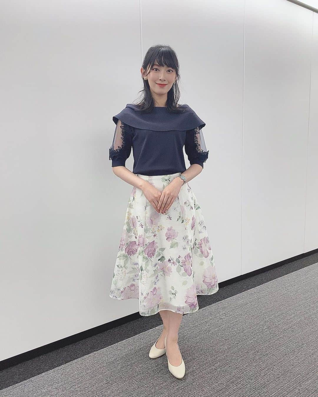 檜山沙耶さんのインスタグラム写真 - (檜山沙耶Instagram)「衣装提供  ●服: @tocco_closetさん  ●アクセサリーー:@osewaya_officialさん  ふんわりスカートと透け感のある袖が可愛いトップスでした🐇」5月25日 22時23分 - sayahiyama