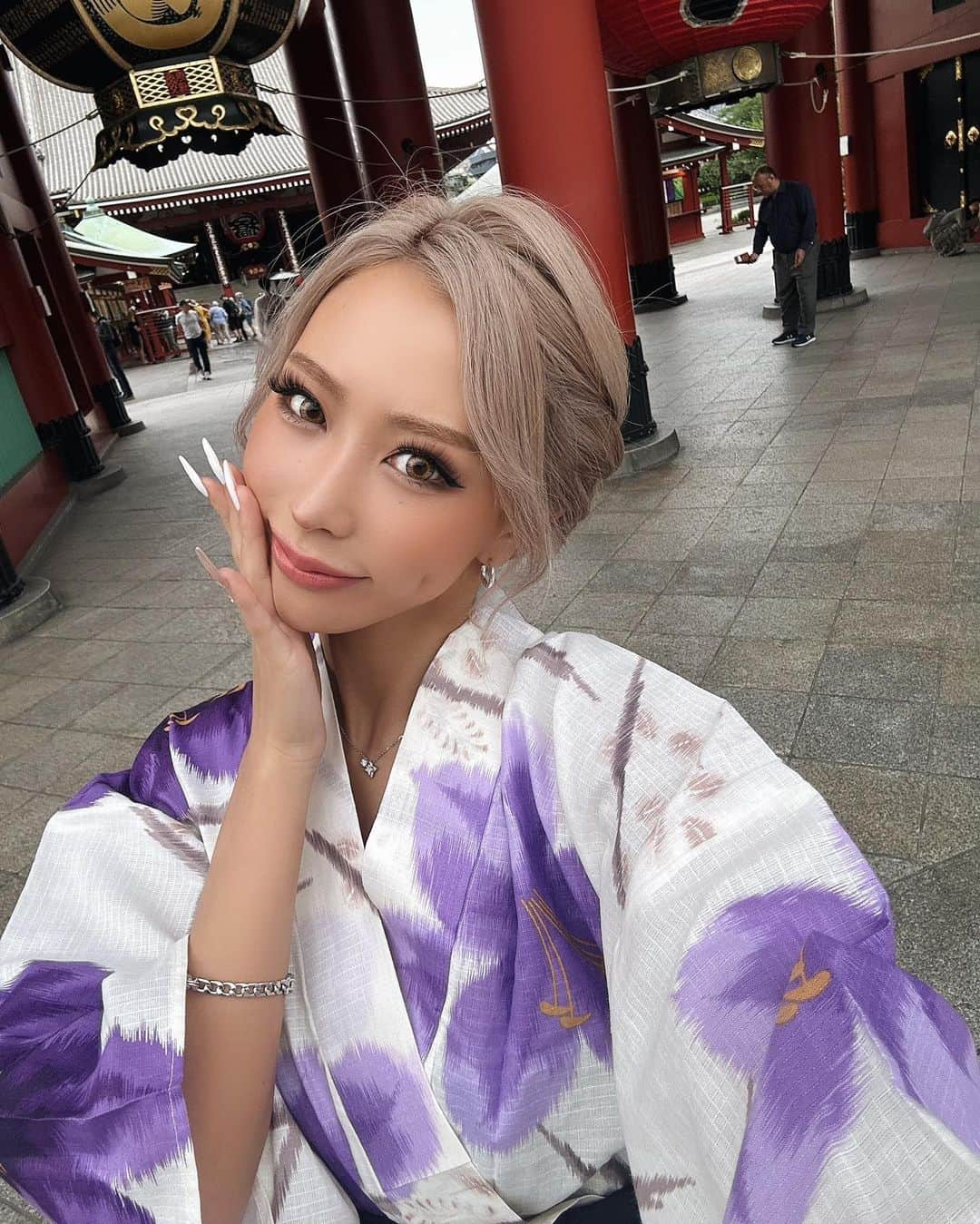 HARACHANさんのインスタグラム写真 - (HARACHANInstagram)「おはよう🫧 久しぶりの浴衣でした👘 今年はお祭りも花火大会も行きたいな🍧🎆  今日もがんばろうね〜♡  #nuts #cyberjapan」5月26日 9時10分 - cjd_harachan