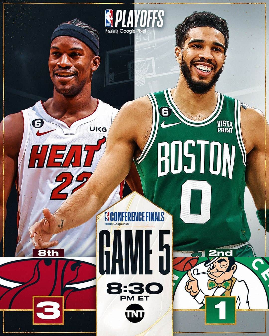 NBAさんのインスタグラム写真 - (NBAInstagram)「Will the @celtics force a Game 6… or will the @miamiheat advance??  #NBAConferenceFinals presented by @googlepixel_us」5月26日 1時52分 - nba